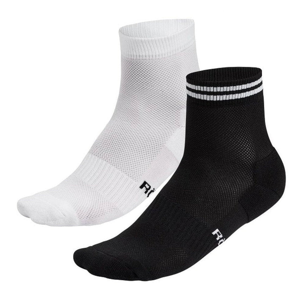 Rohnisch Ladies 2 Pair Pack of Socks in Black and White