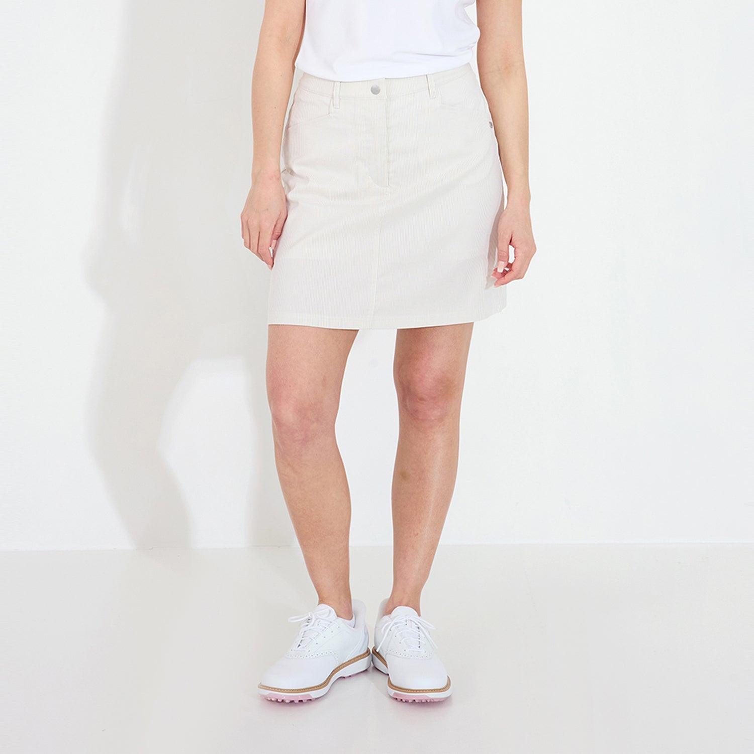 Abacus Ladies Pinstripe Skort - Effortless Style & Performance