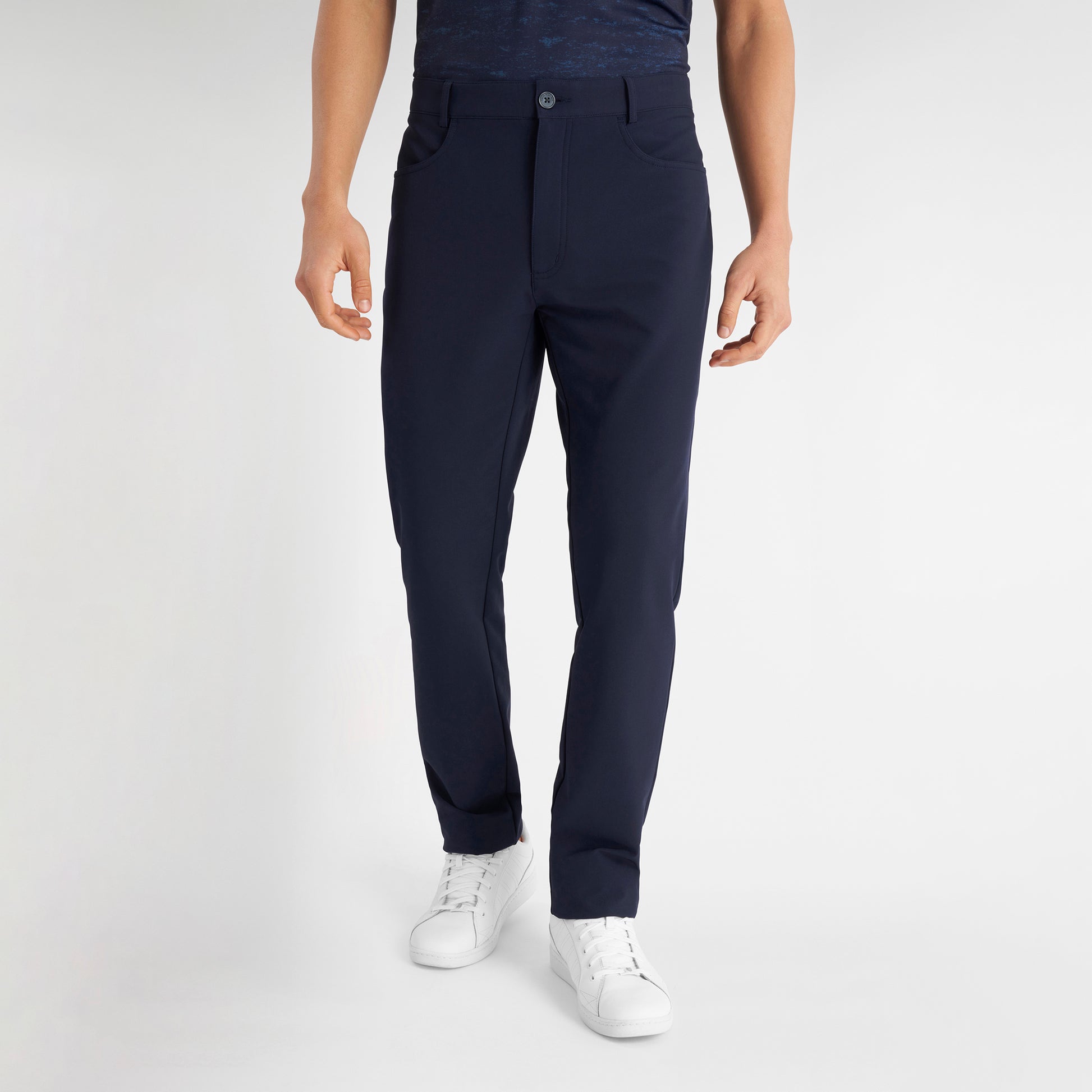 Calvin Klein Mens Navy Water Resistant Thermal Trouser