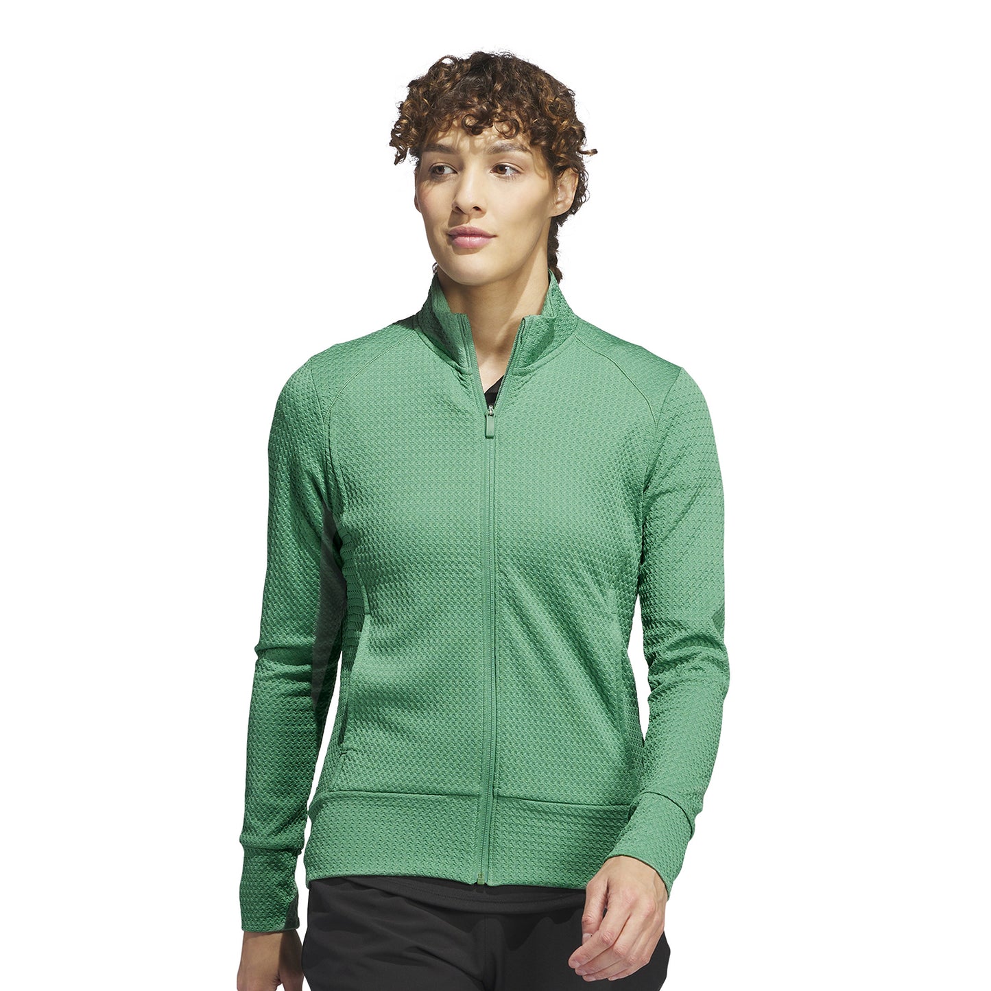 adidas Golf Ladies Lightweight Waffle-Knit Jacket