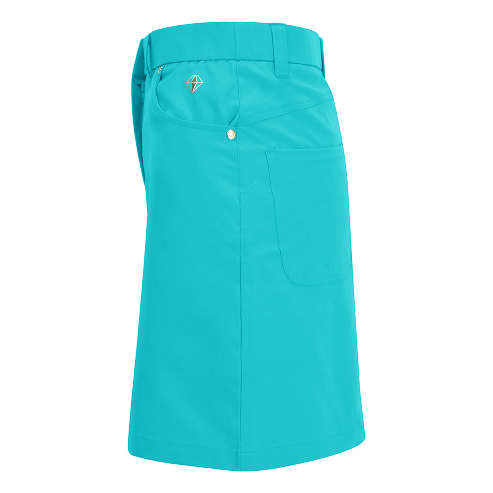 Pure Golf Ladies Stretch Skort in Ocean Blue