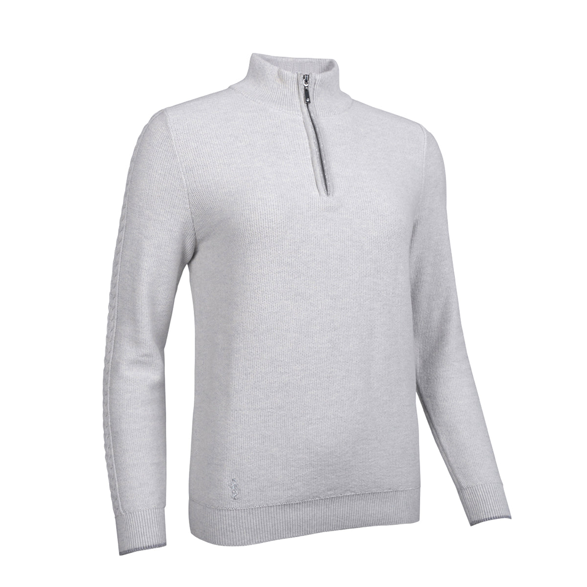 Glenmuir Ladies Cashmere Blend Zip-Neck Sweater with Water Repellent Finish