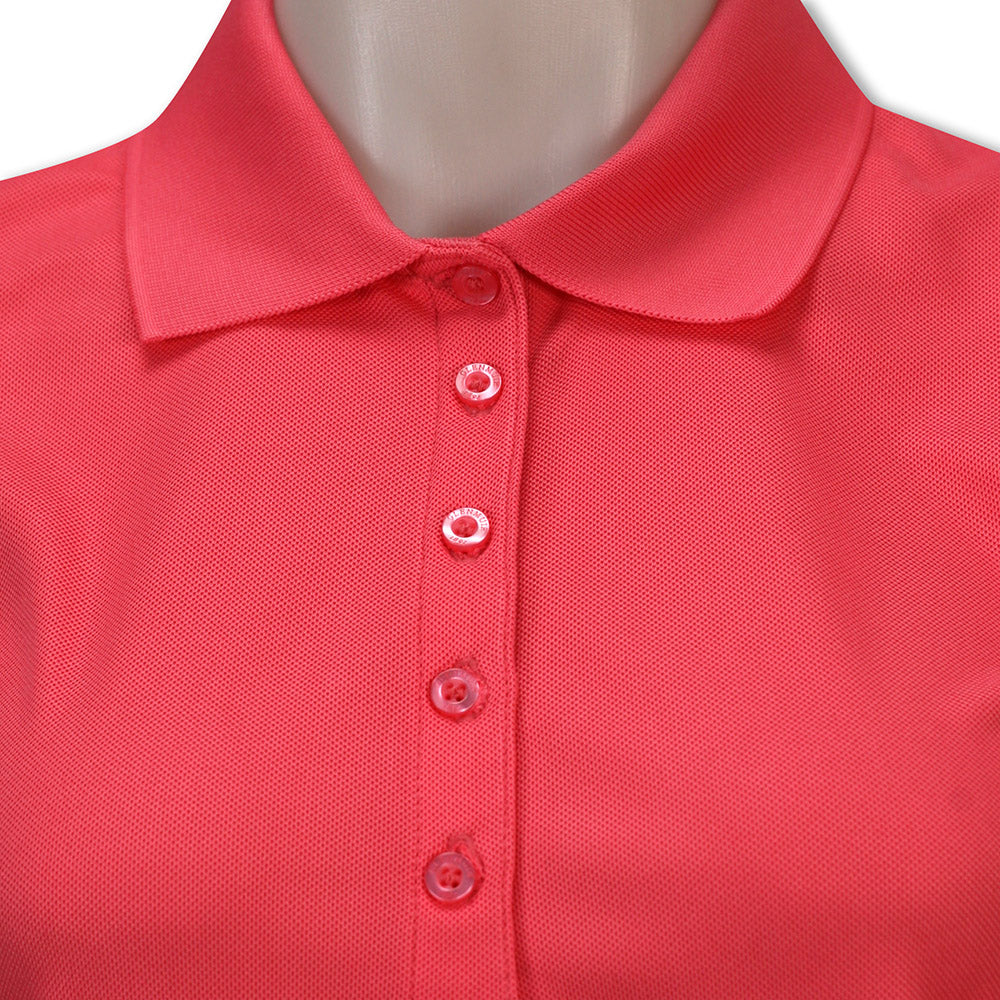 Glenmuir Ladies Sleeveless Pique Polo with Stretch in Sorbet