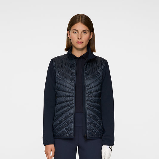J.Lindeberg Ladies Primaloft Hybrid Jacket in Navy