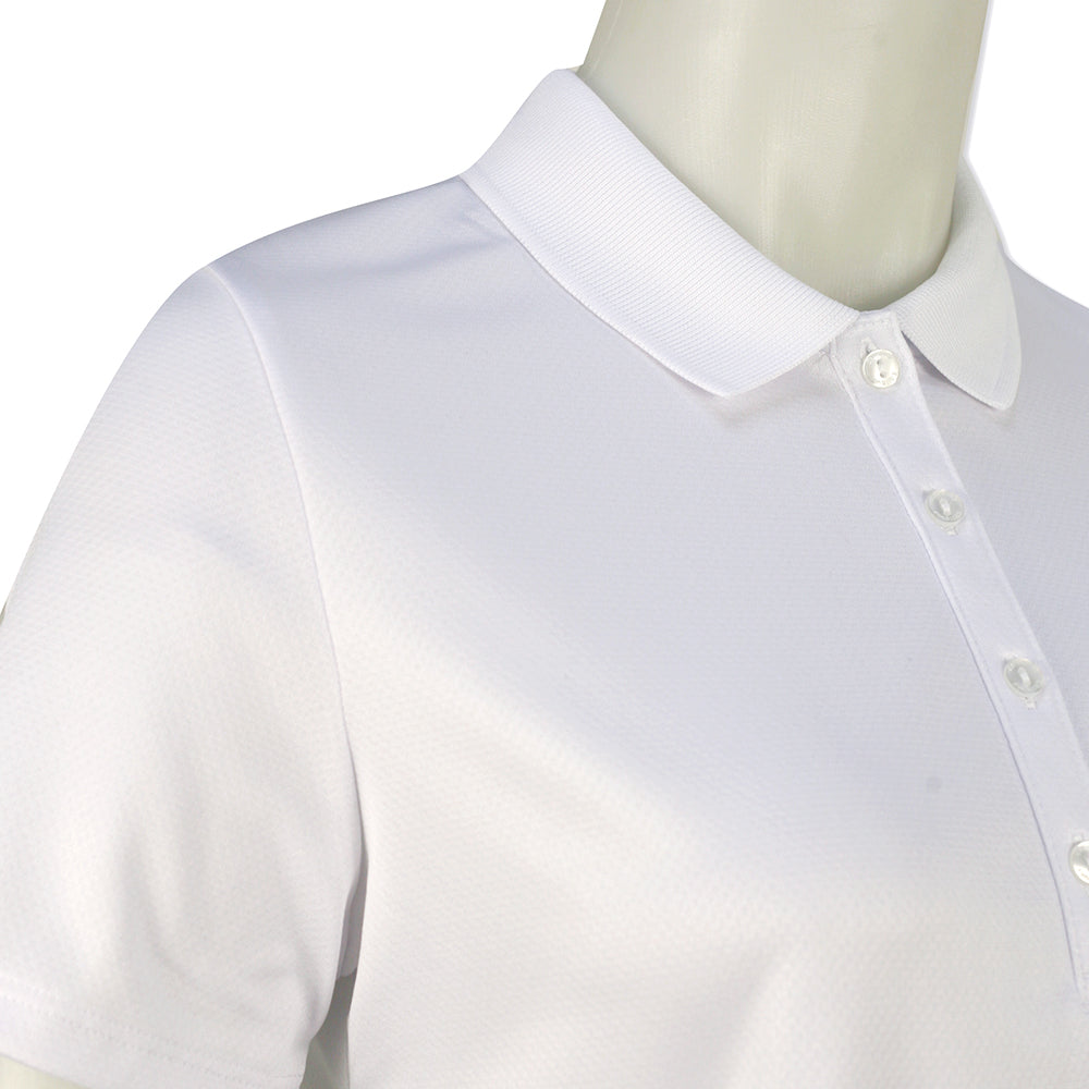 Callaway Ladies Short Sleeve Swing Tech Polo with Opti-Dri in Bright White