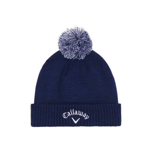Callaway Fully Fleece Lined Bobble Hat in Navy