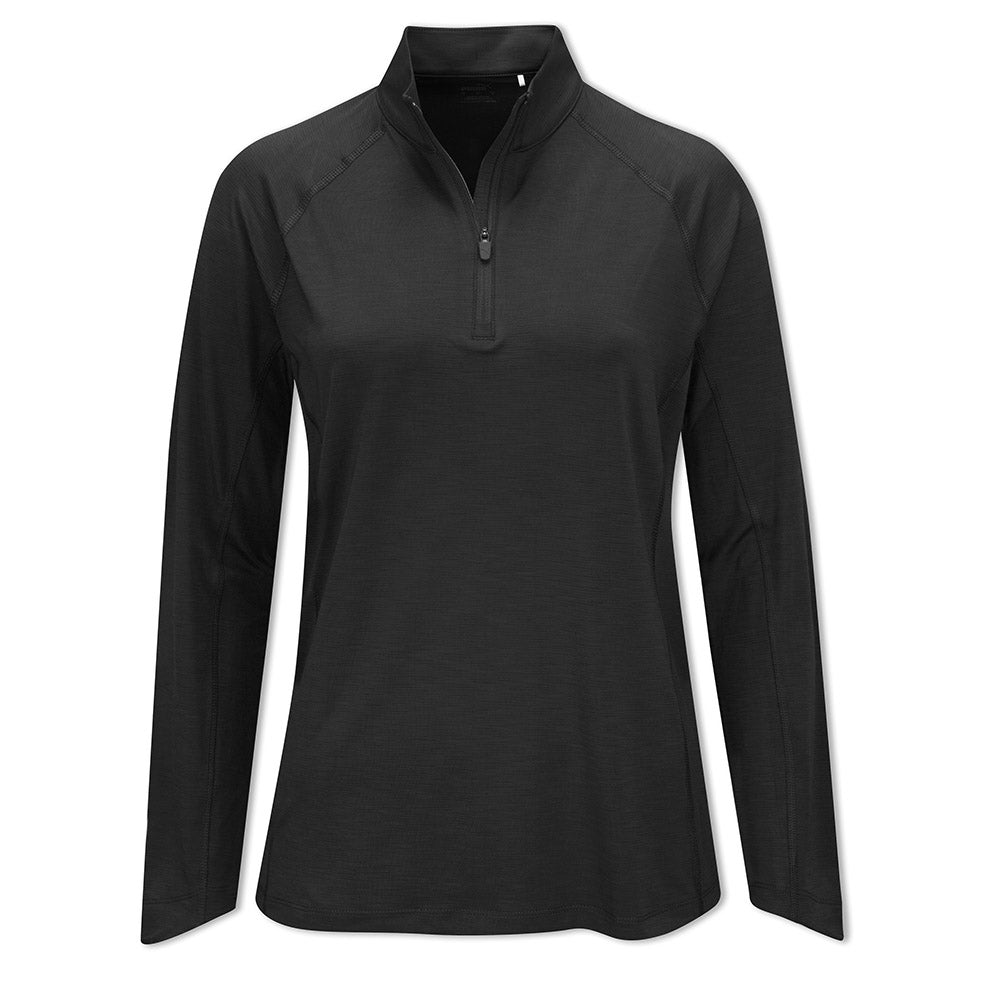 Puma Golf Ladies Black YOU-V Long Sleeve Top