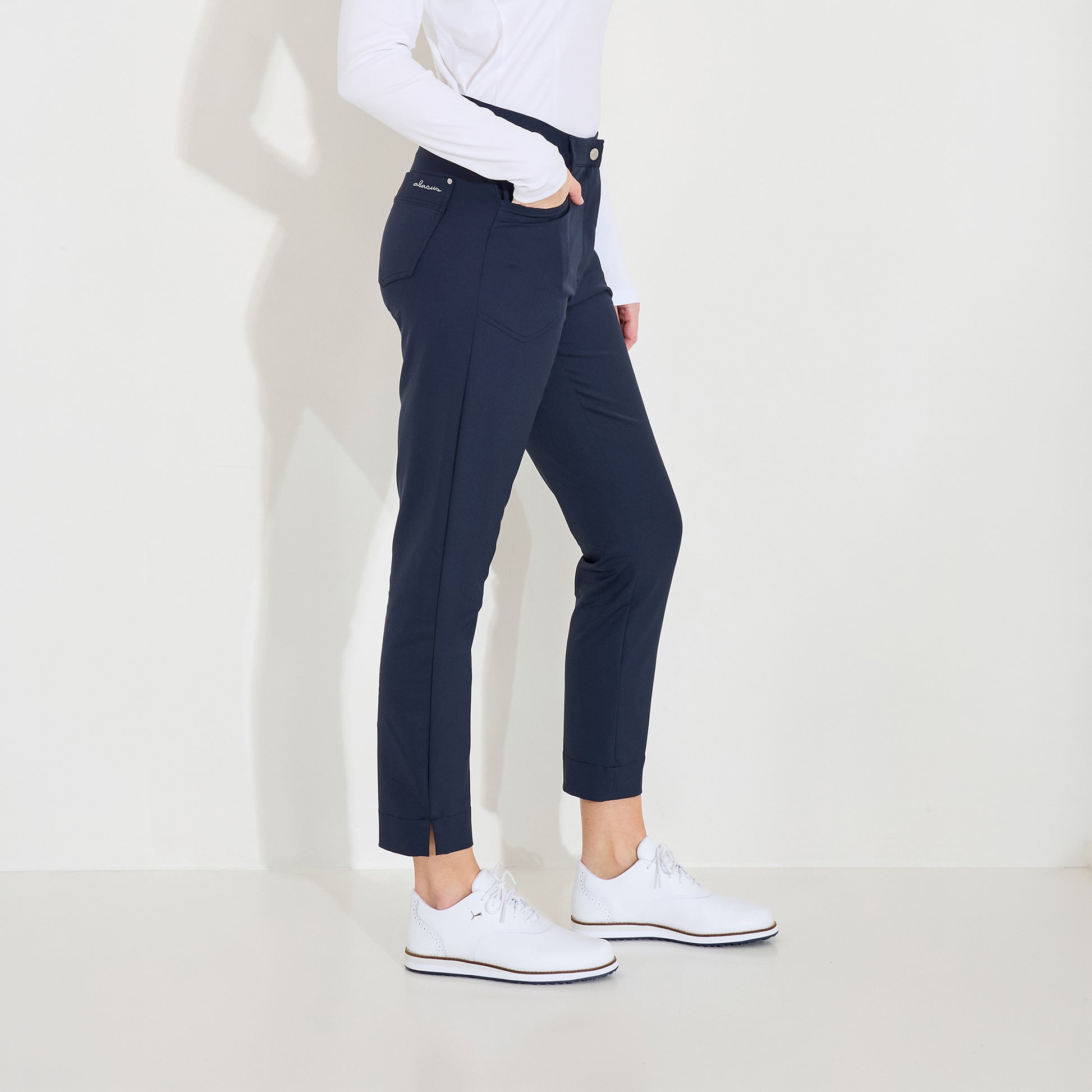 Abacus Ladies 7/8 Trousers in Navy