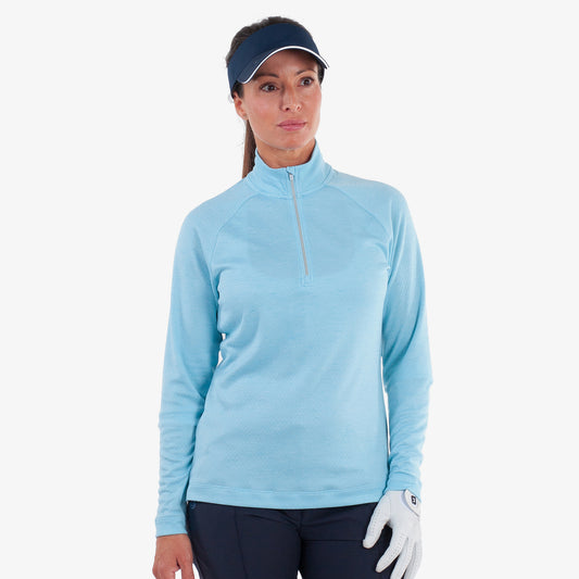 Galvin Green Women's INSULA Zip-Neck Top for Seasonless Sophistication