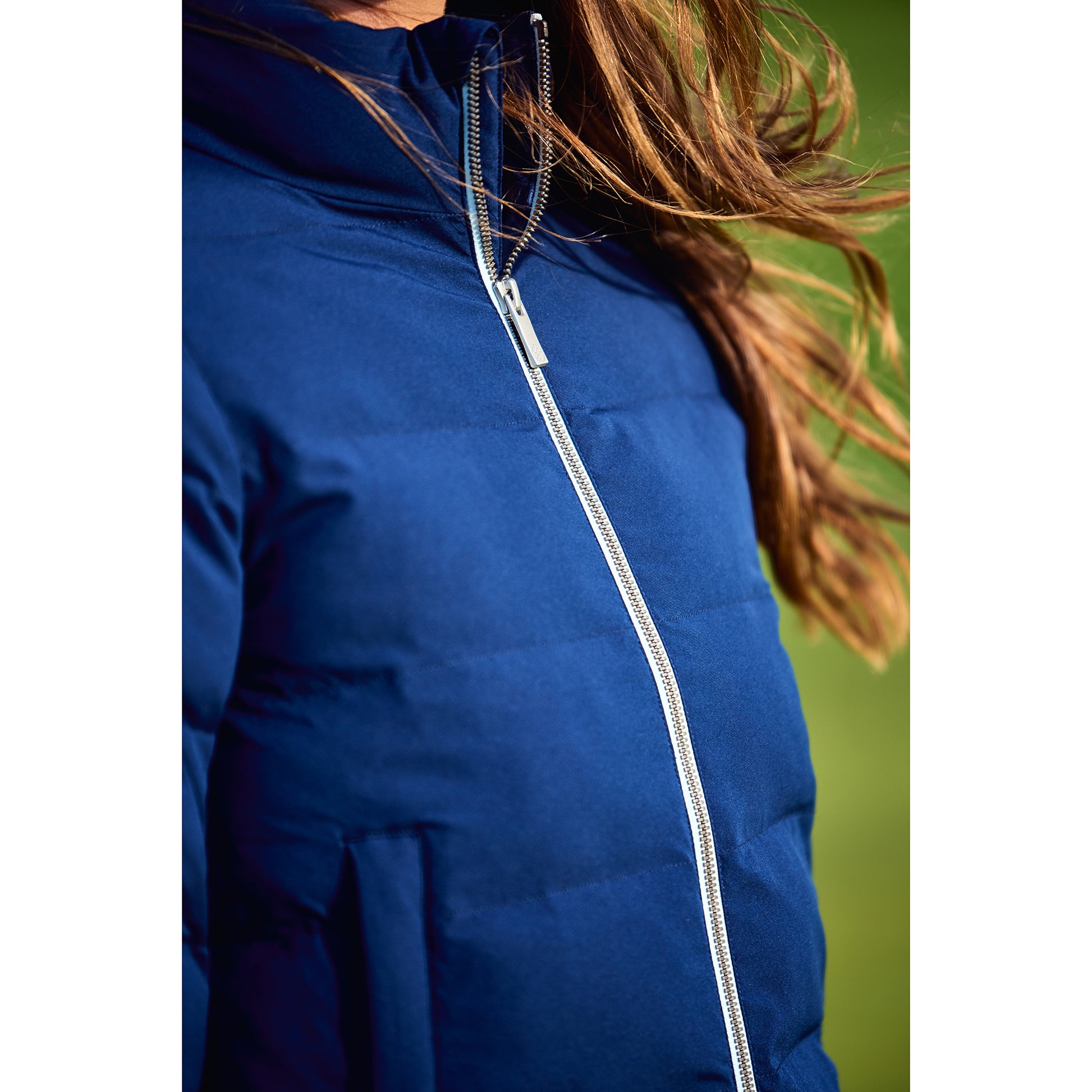 FootJoy Ladies Water Resistant Thermal Insulated Padded Jacket in Navy