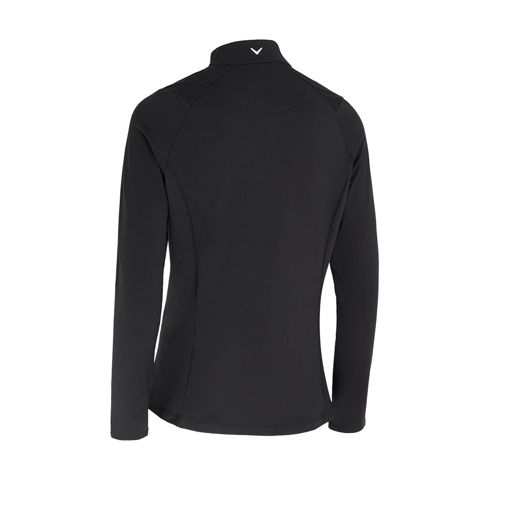 Callaway Ladies Soft-Stretch Long Sleeve Black Golf Top 