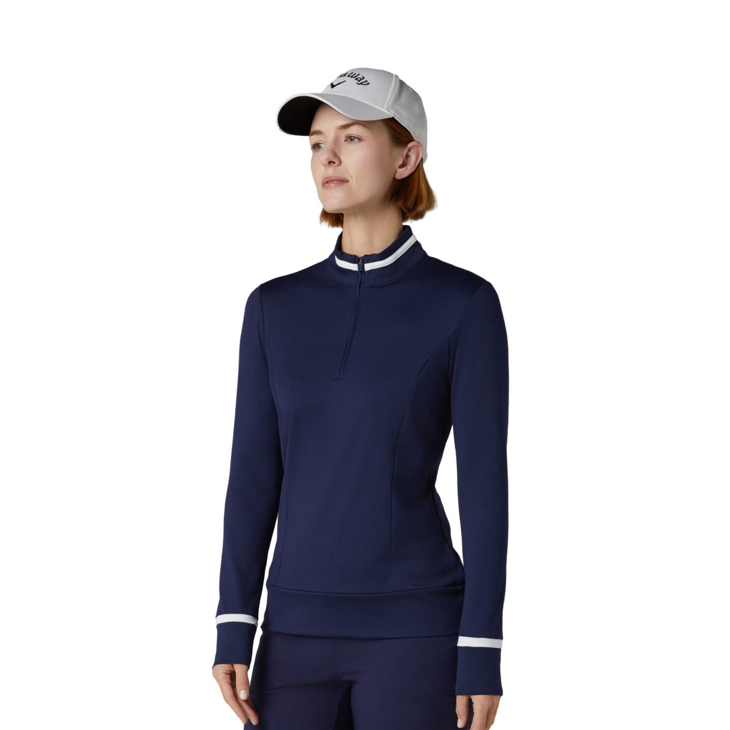Callaway Ladies Thermal Long Sleeve Golf Top in Navy