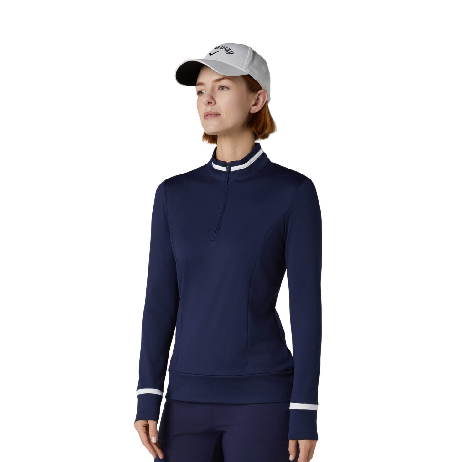 Callaway Ladies Thermal Long Sleeve Golf Top in Navy