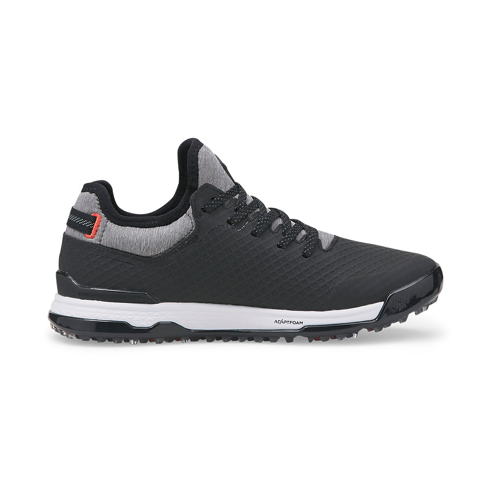 Puma Ladies PROADAPT ALPHACAT Golf Shoe in Black Silver Hot Coral