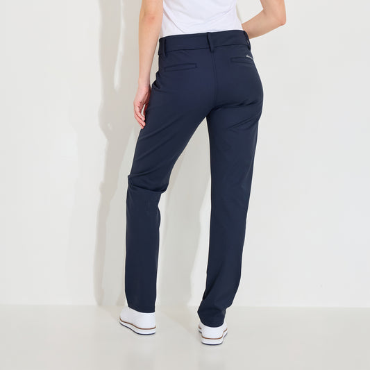 Abacus Ladies Pull-On Midwaist Trousers in Navy- Effortless Style & Performance