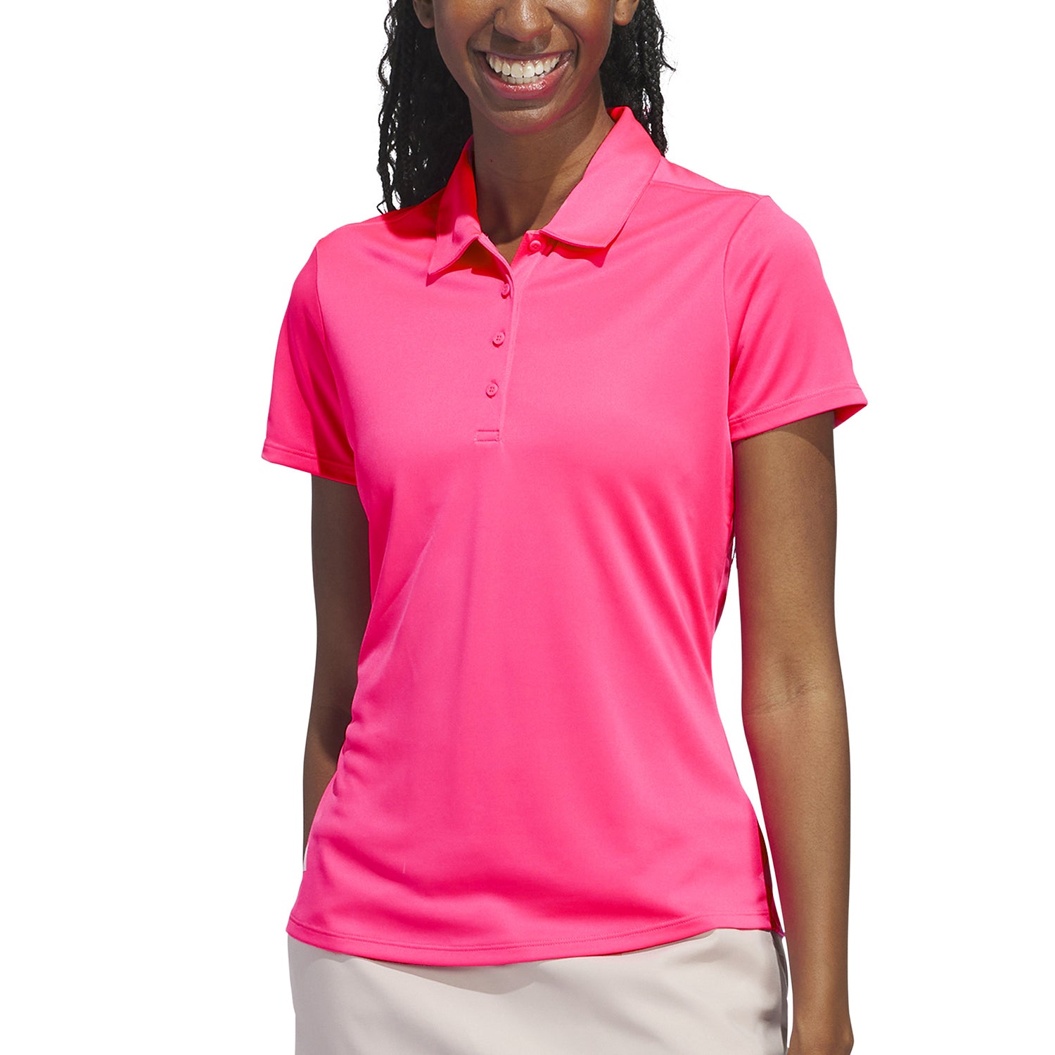 adidas Golf Ladies Solid Performance Short Sleeve Polo – GolfGarb