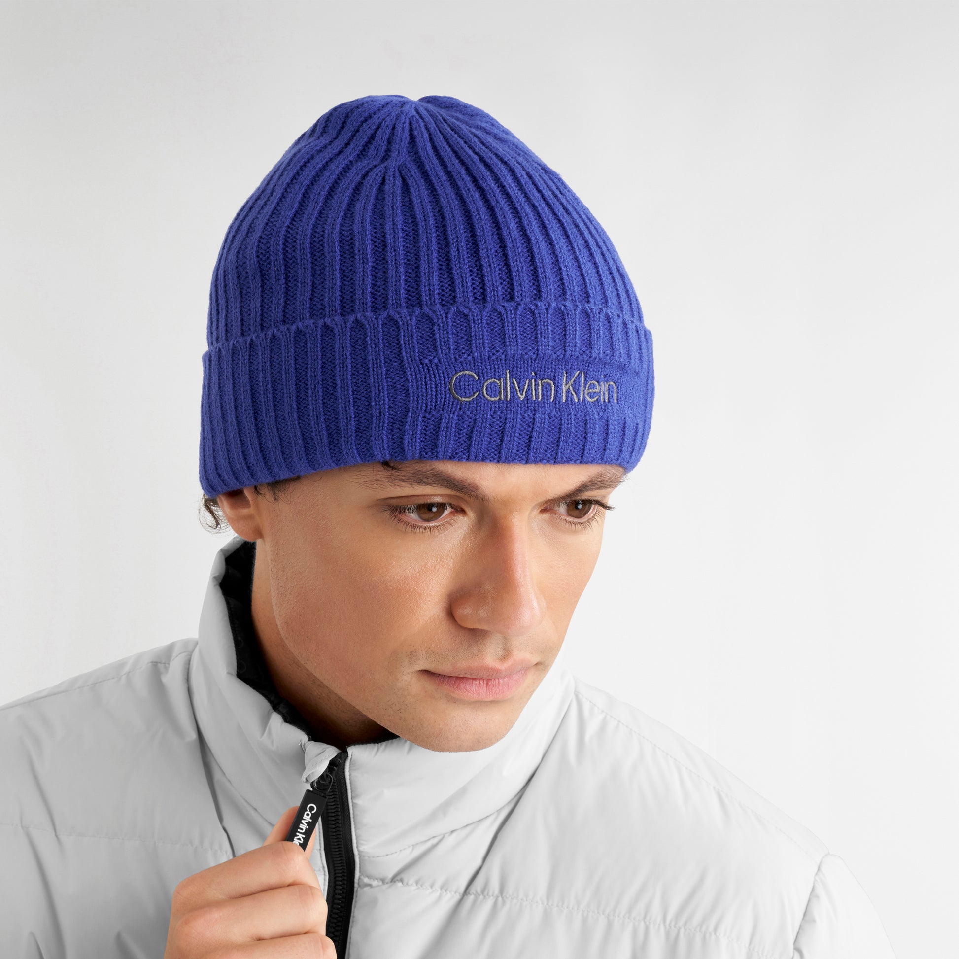 Calvin Klein Mens Fleece Lined Beanie