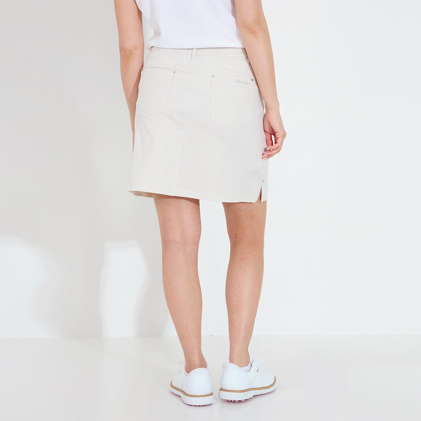 Abacus Ladies Pinstripe Skort - Effortless Style & Performance