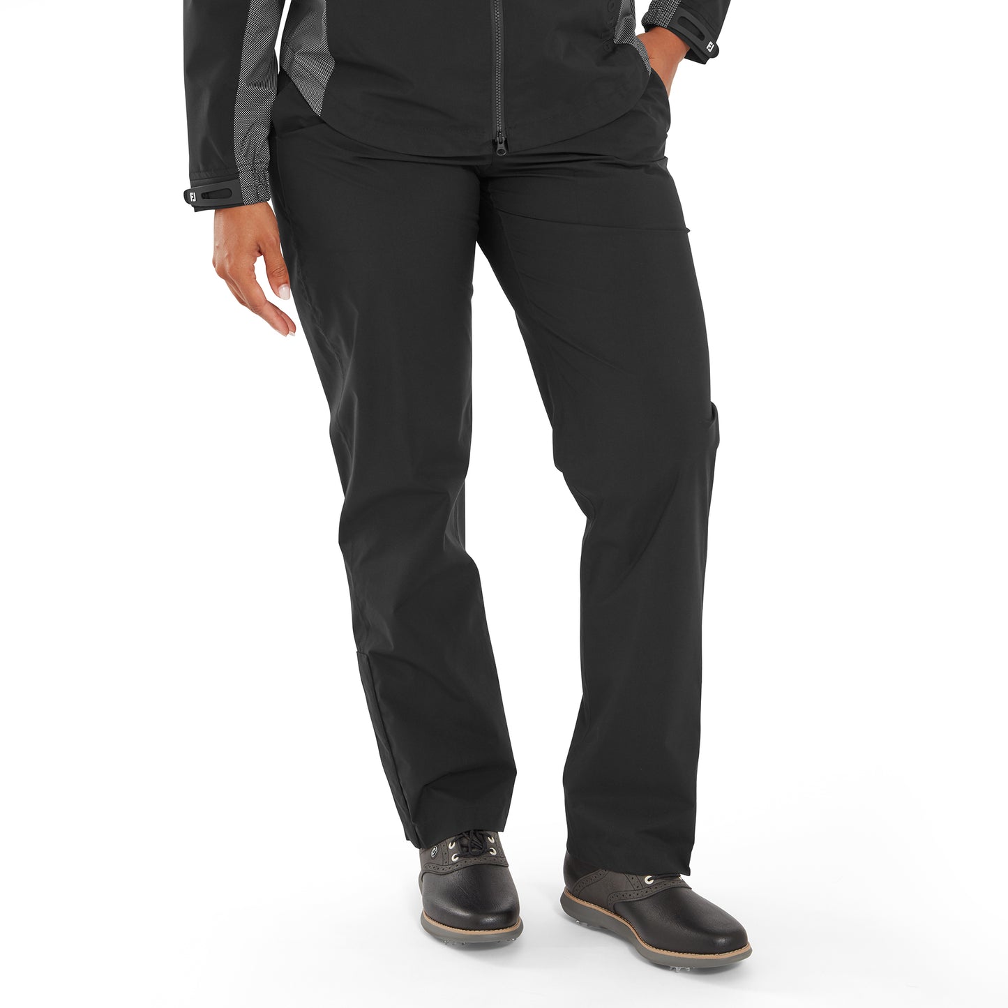 FootJoy Ladies Lightweight Waterproof Trousers in Black