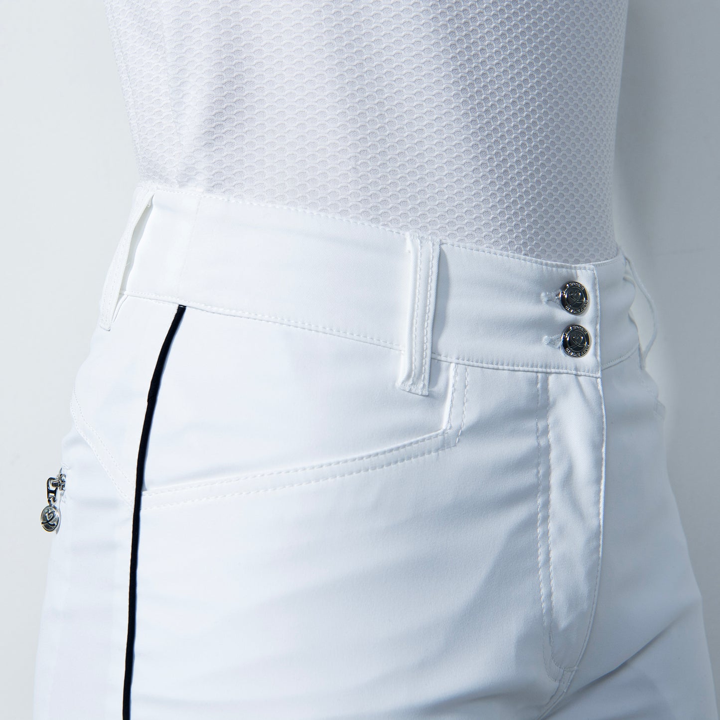 Daily Sports Ladies Glam Ankle Trouser in White