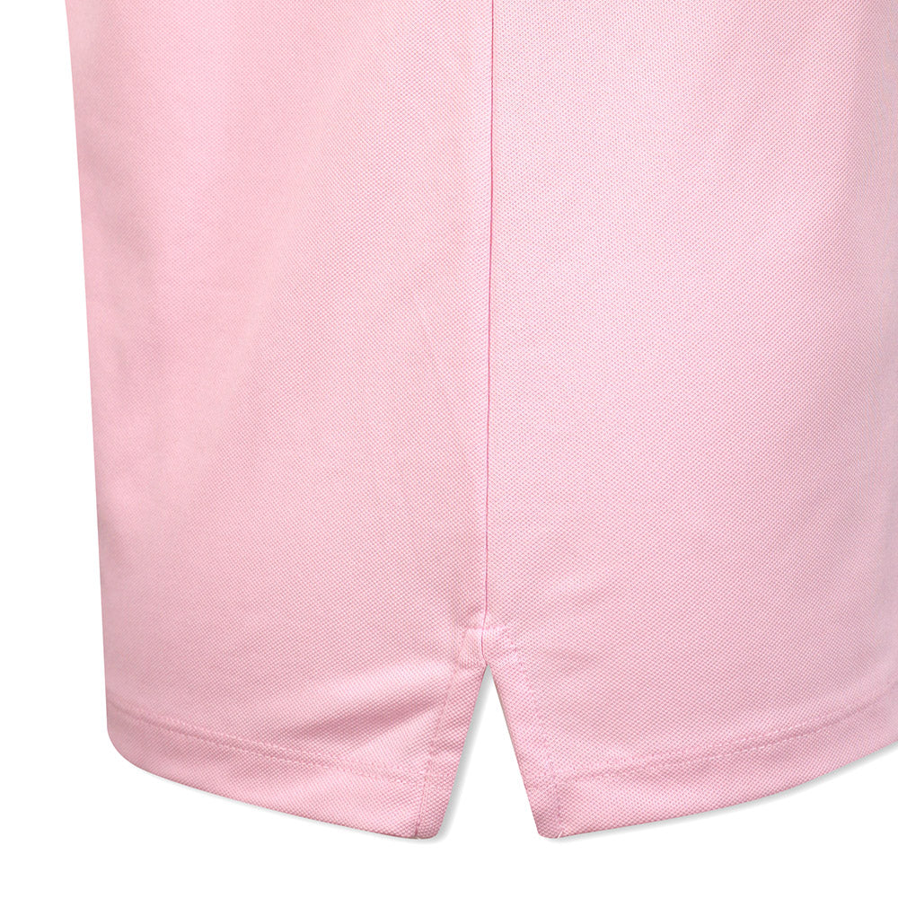 Ralph Lauren Ladies Short Sleeve Pique Polo in Taylor Rose - Last One Small Only Left