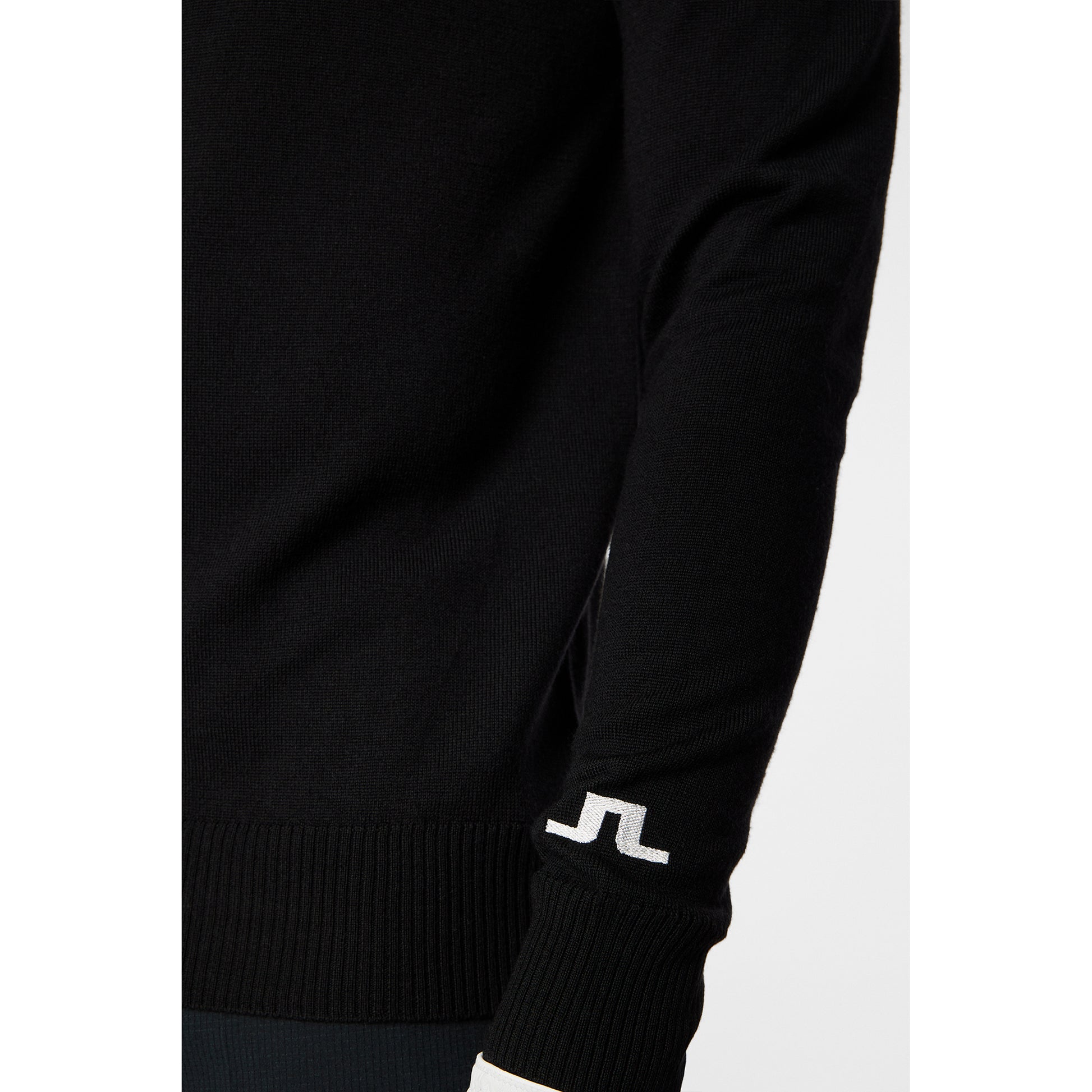 J.Lindeberg Mens Merino Zip-Neck Sweater