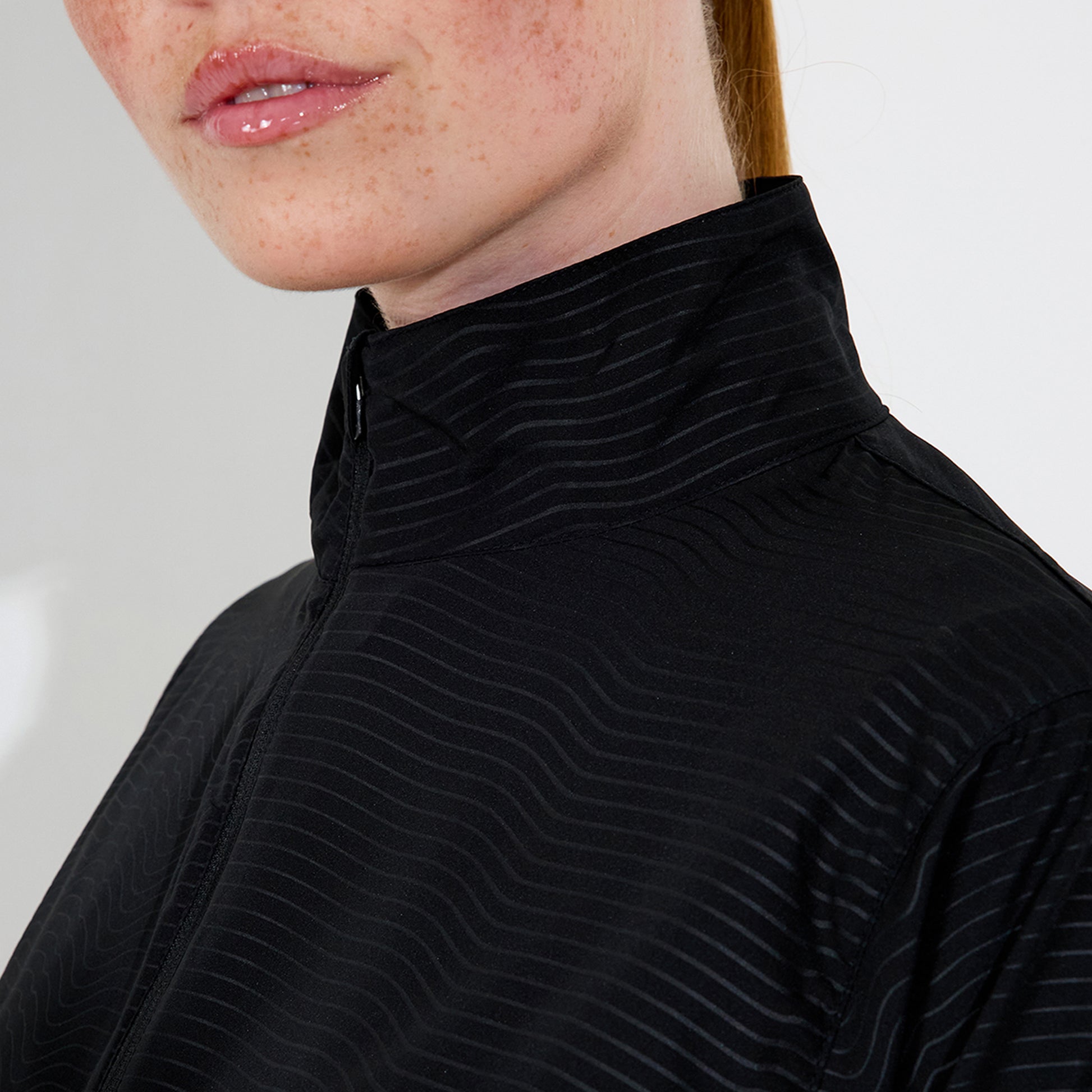 Abacus Ladies Lanark Classic Stretch Wind Jacket in Black