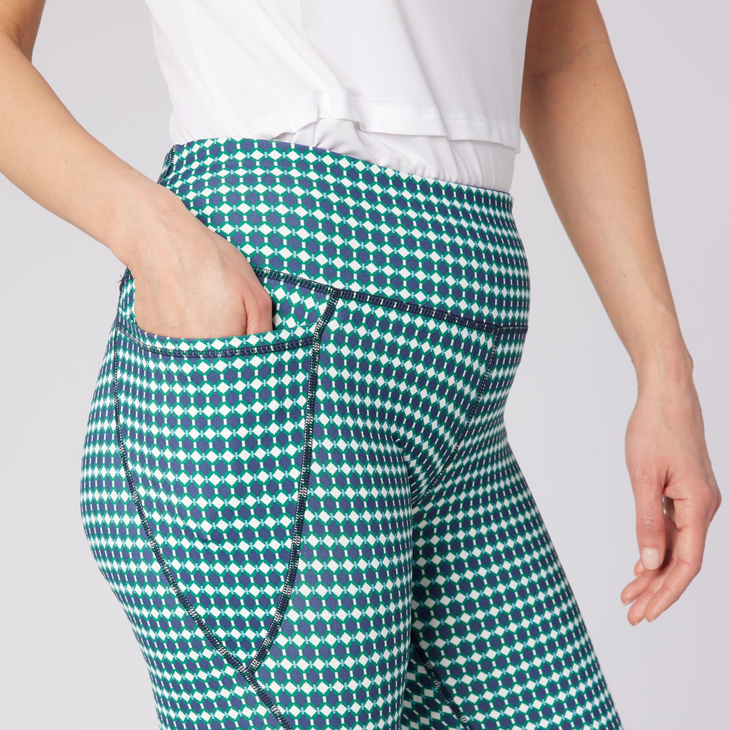 Swing Out Sister Ladies Stretch Leggings with Contour Seams