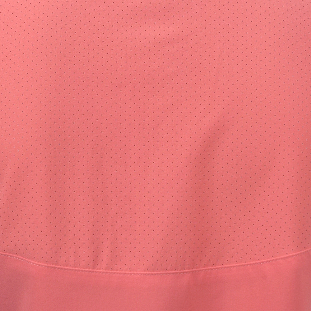 Puma Ladies Sleeveless Mesh Panel Polo in Rapture Rose