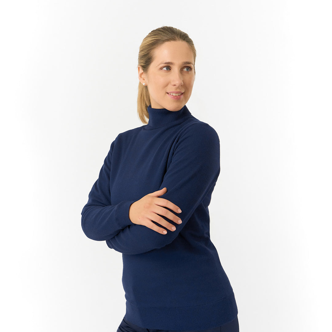 Pure Golf Ladies Super Soft Fur Lined Roll Neck