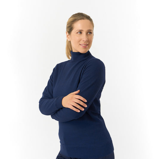 Pure Golf Ladies Super Soft Fur Lined Roll Neck