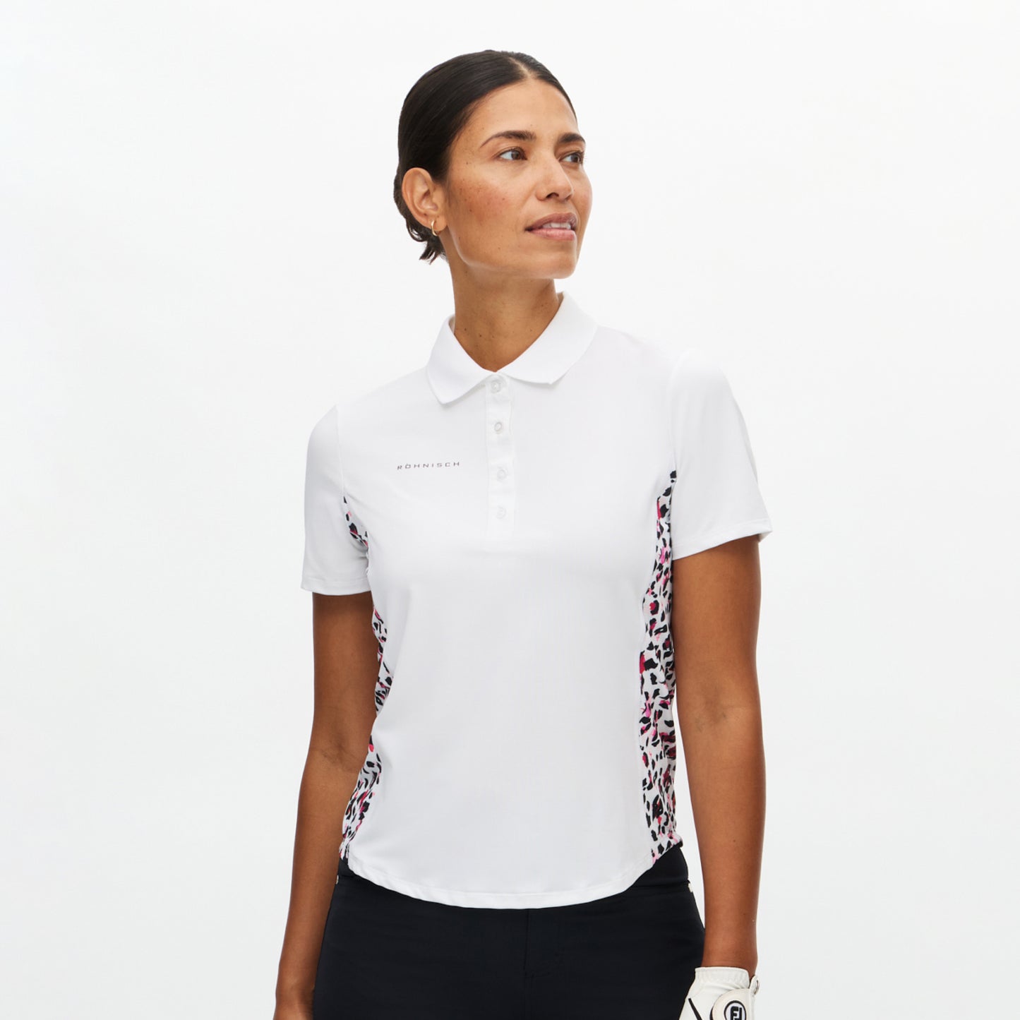 Rohnisch Women's Short Sleeve Polo - Elegant Stretch Comfort for On and Off the Course