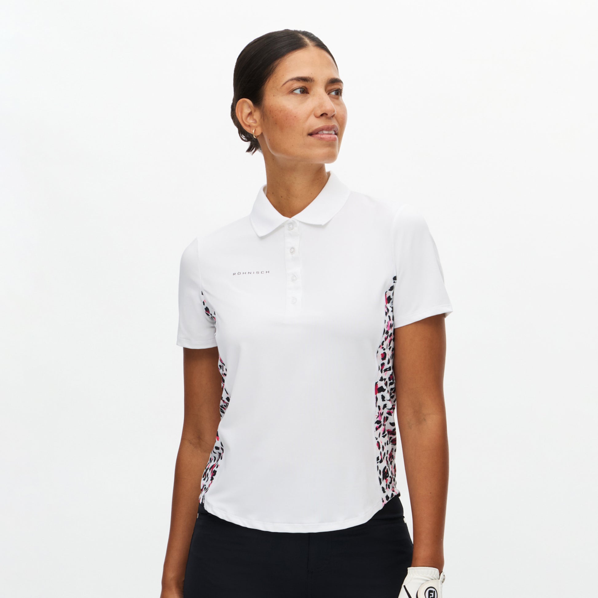 Rohnisch Women's Short Sleeve Polo - Elegant Stretch Comfort for On and Off the Course