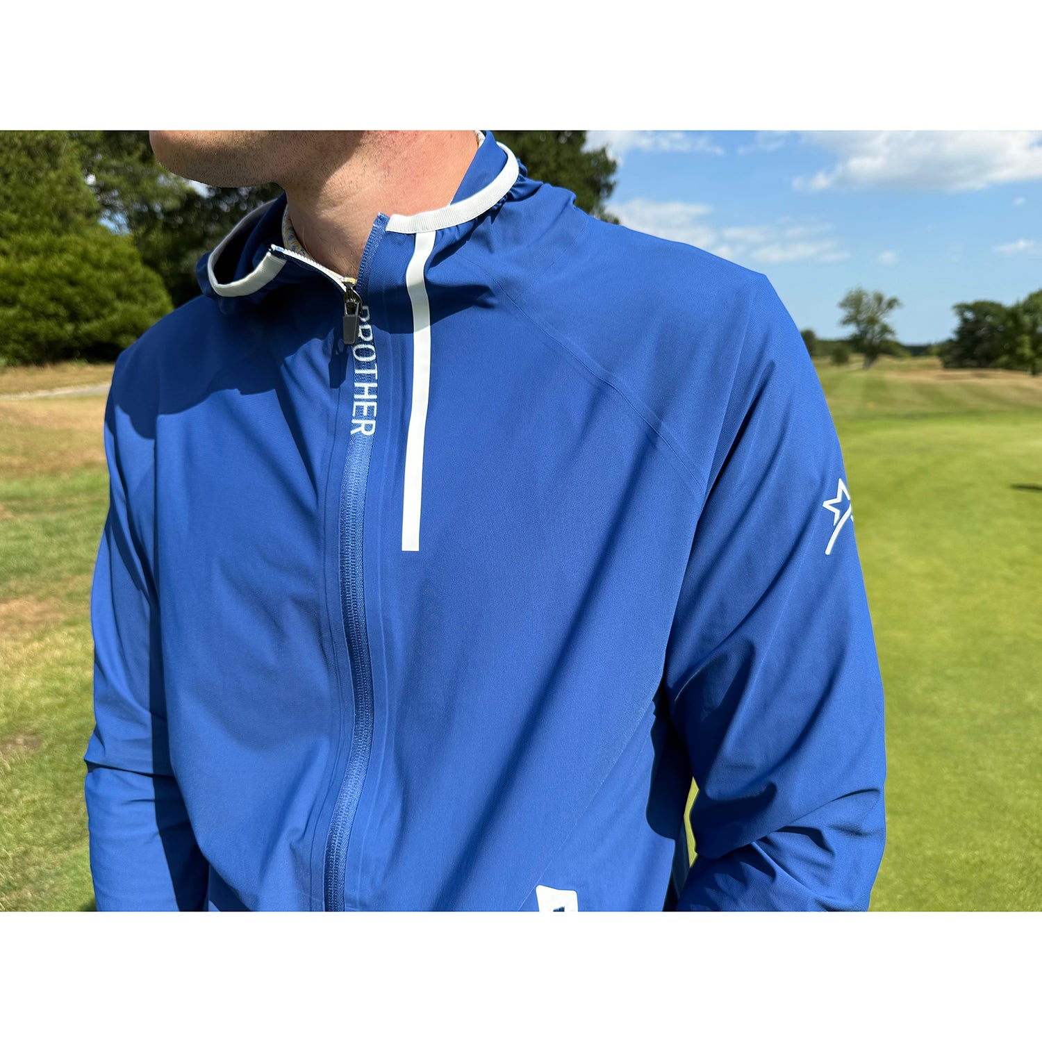 Swing Out Sister Men's Super Lightweight Jacket - Windproof Performance Layer with Total Swing Freedom
