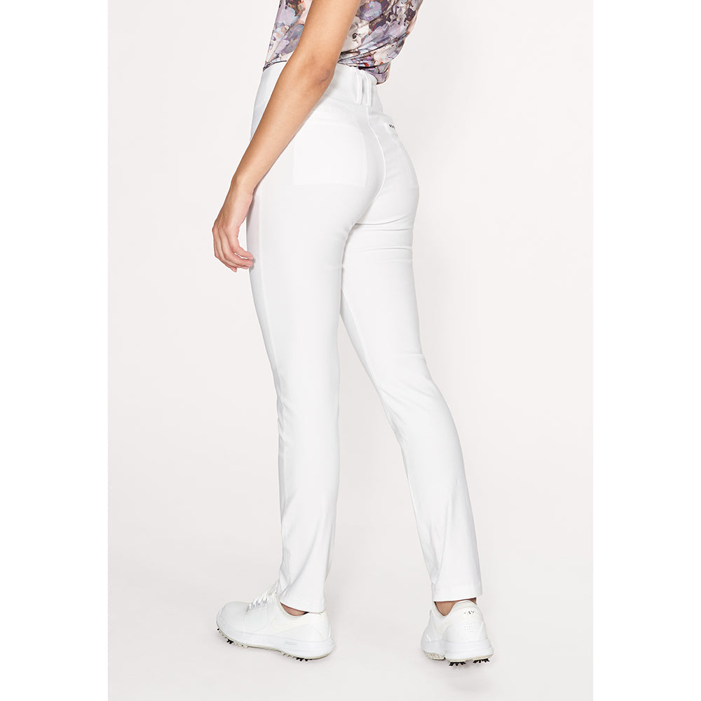 Rohnisch Ladies Slim-Fit Pull-On White Trousers