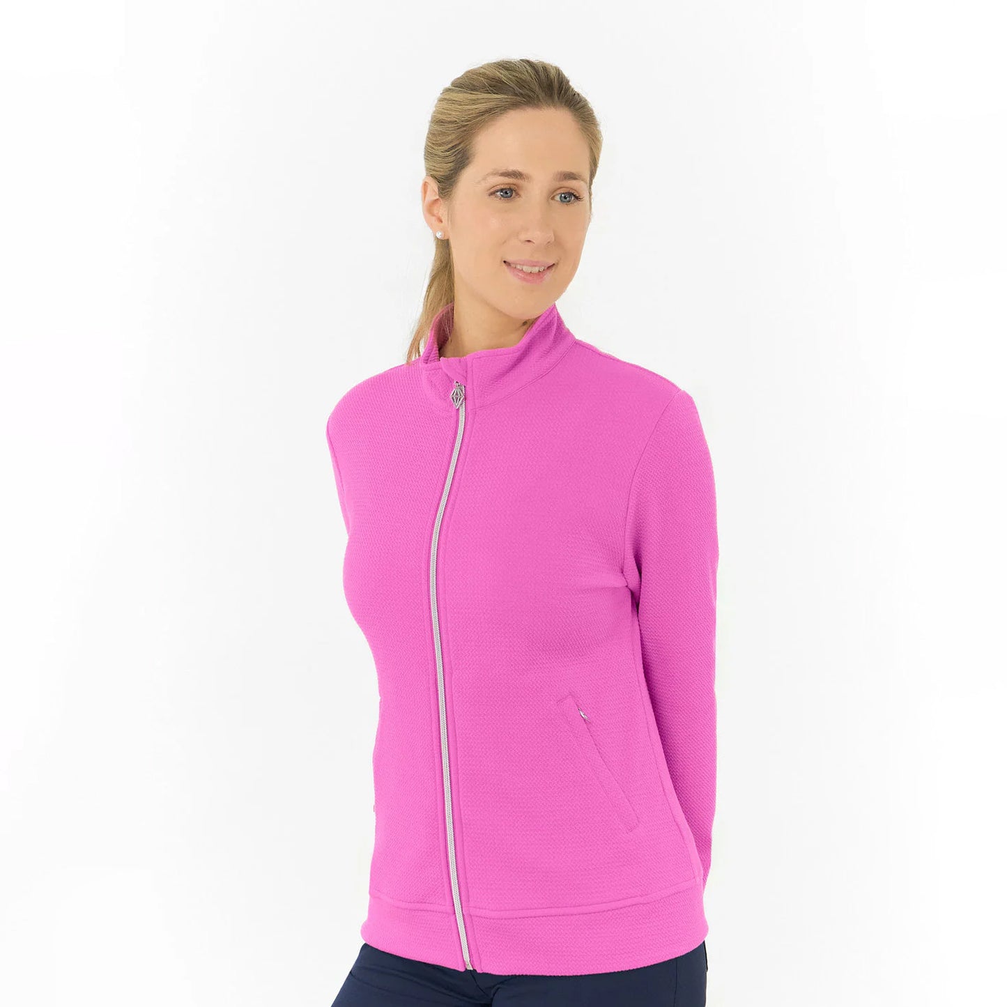 Pure Ladies Textured Jacket – Refined Texture Meets All-Season Performance