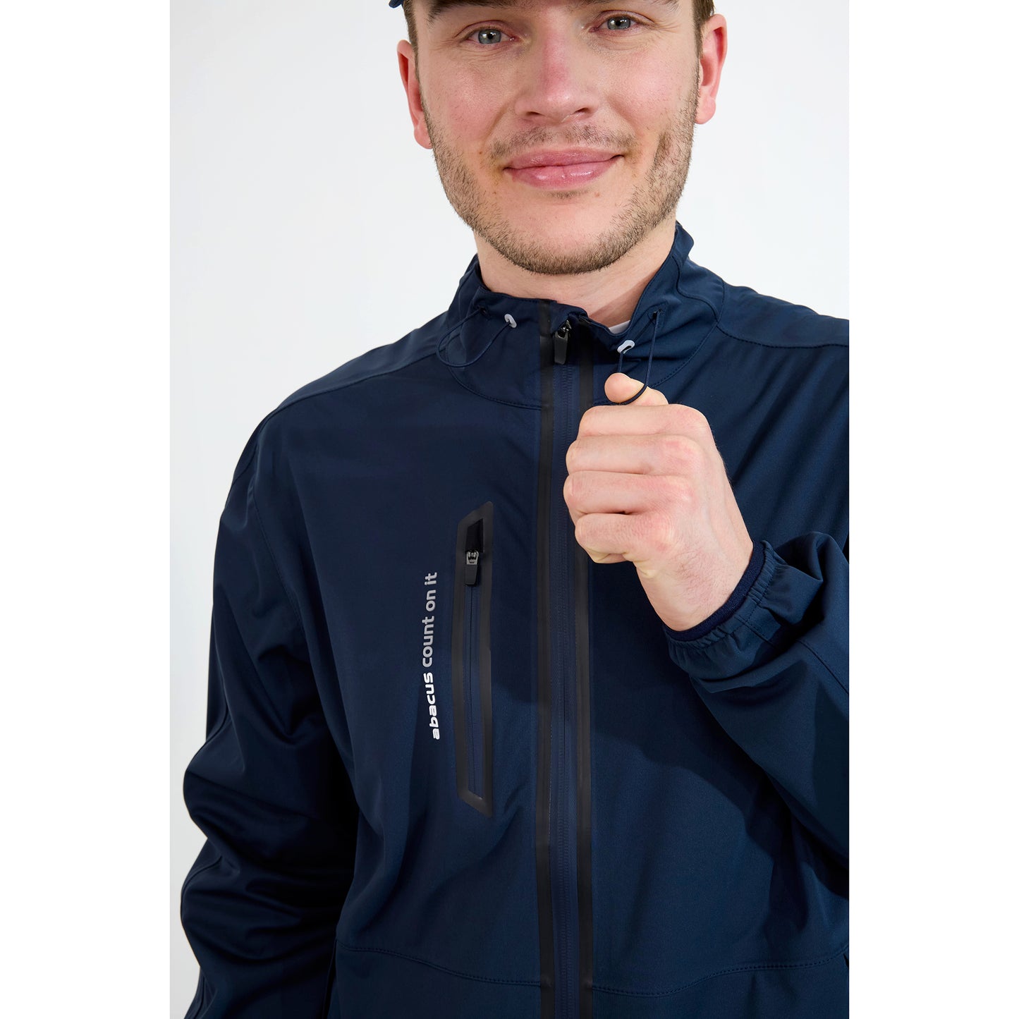 Abacus Mens Bounce Waterproof Jacket in Navy