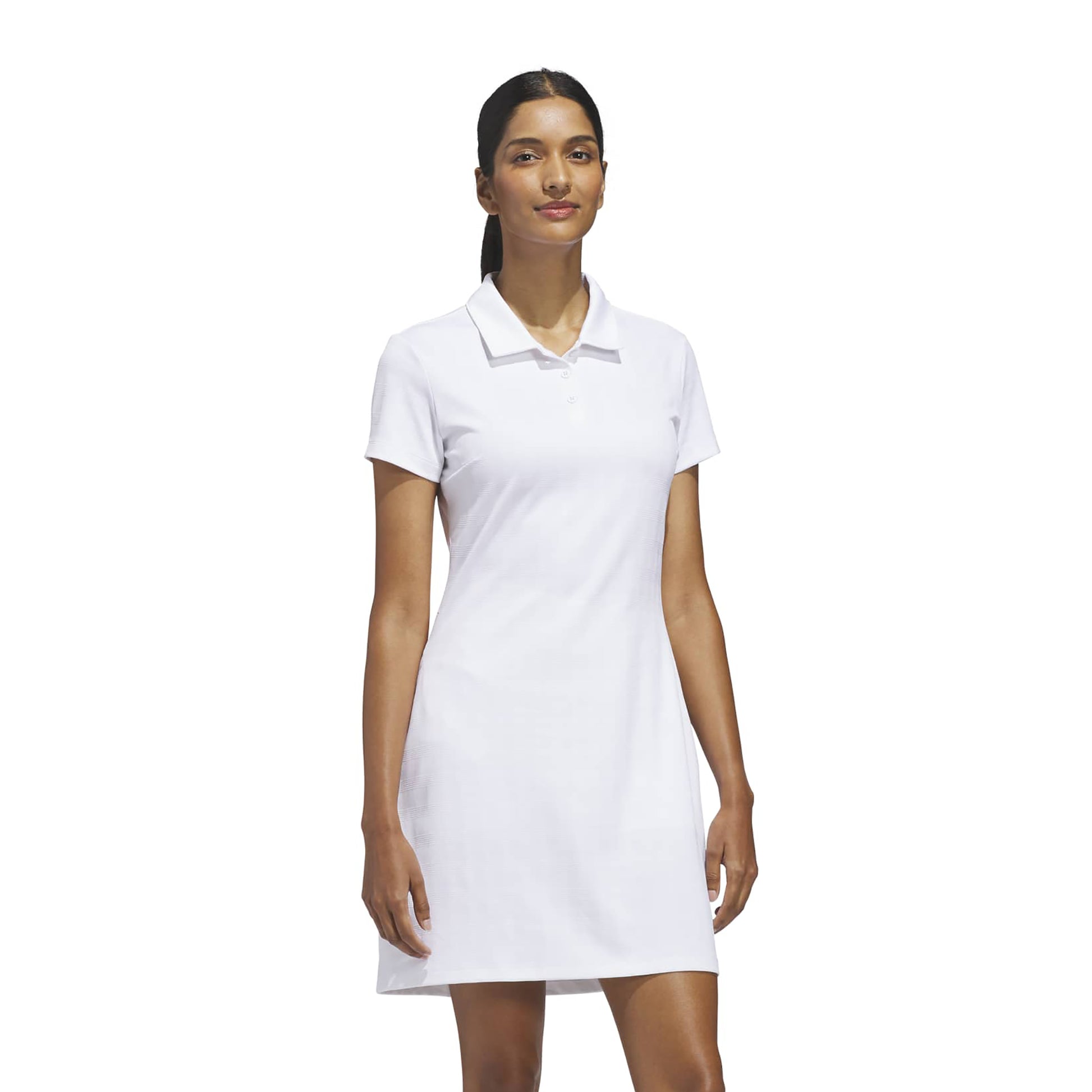 adidas Golf Ladies Short Sleeve Jacquard Dress - Modern Grace, On & Off the Course