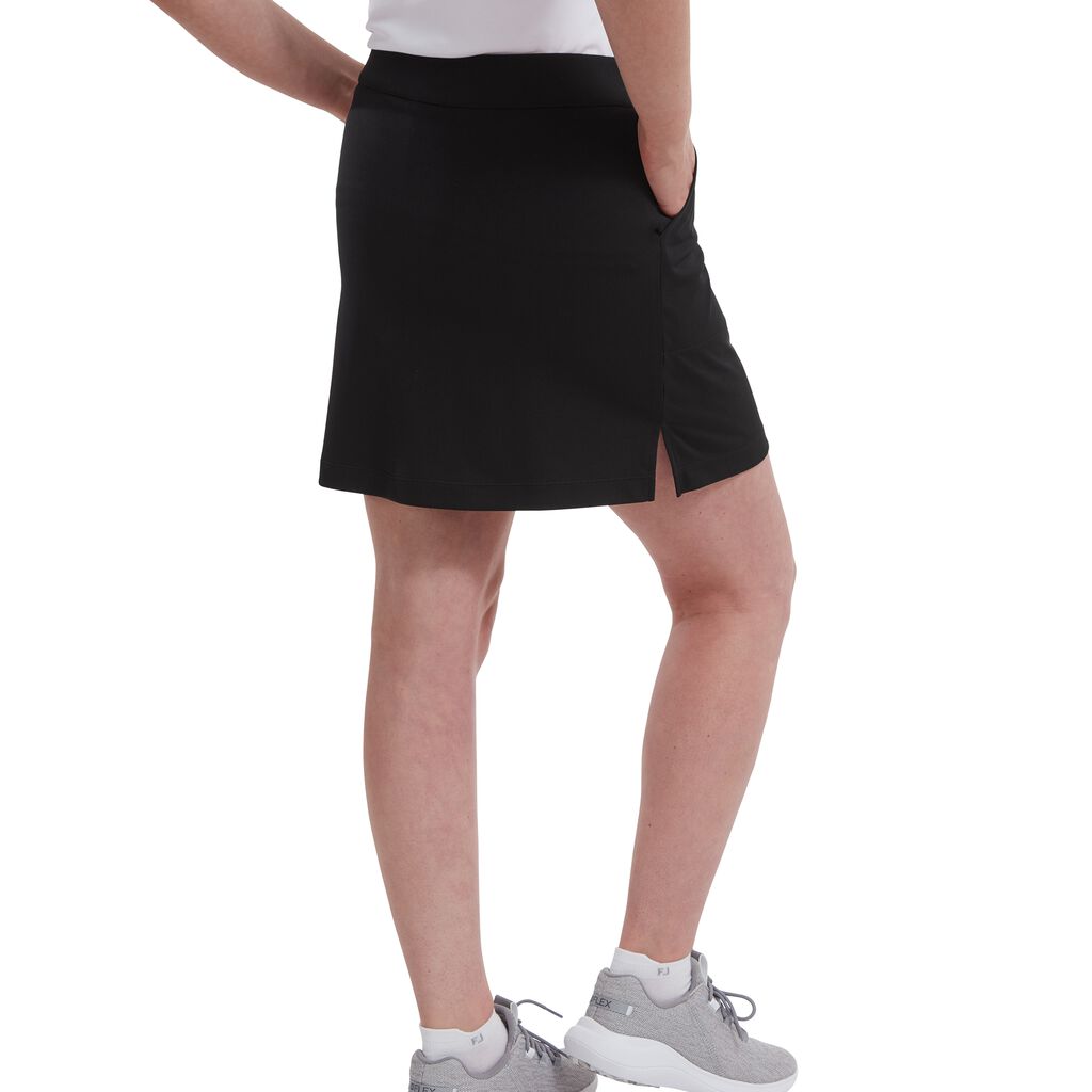 FootJoy Ladies Pull-On Soft-Stretch Skort in Black