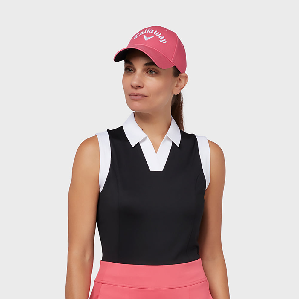 Callaway Ladies Golf Cap with 30+ UV Protection in Fruit Dove