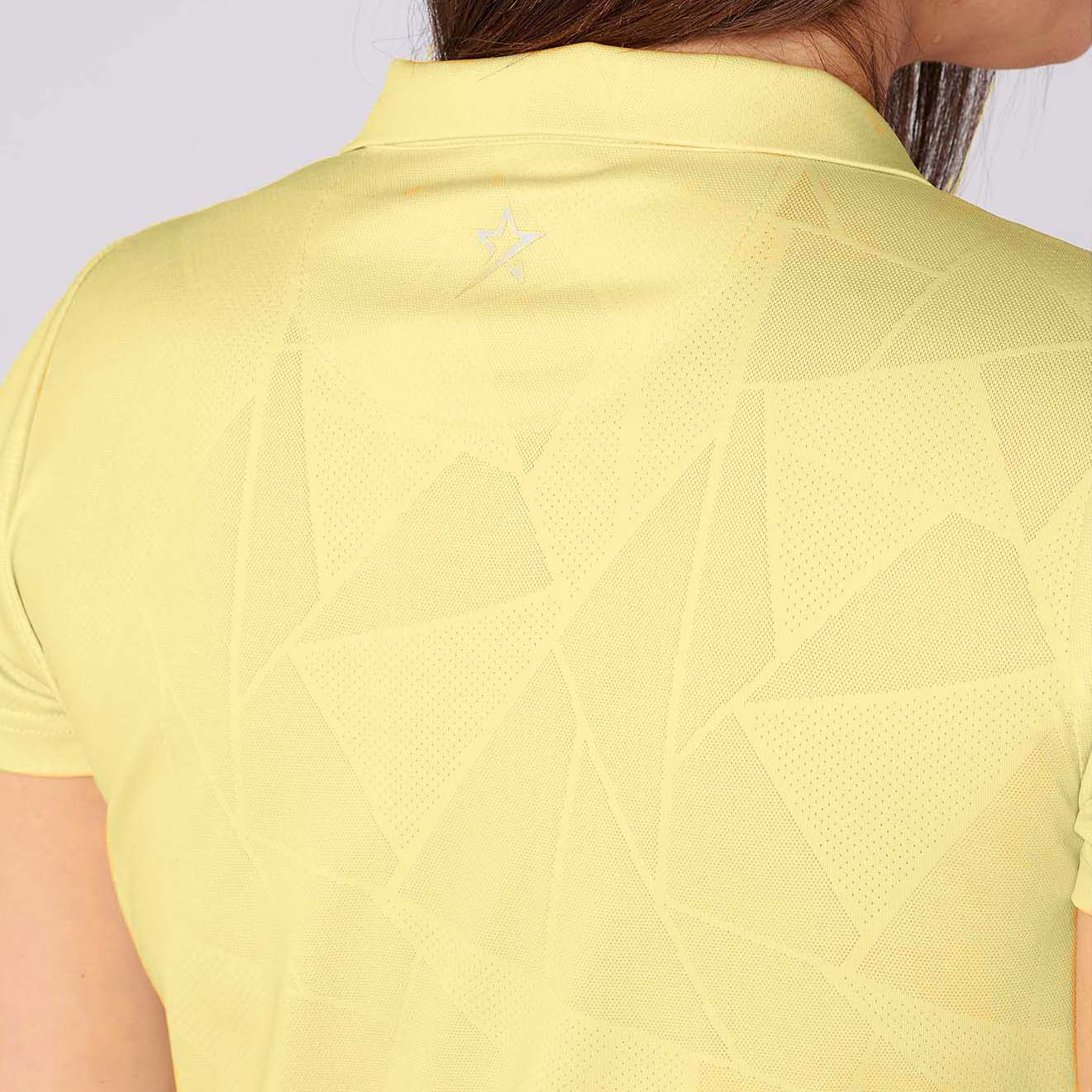 Swing Out Sister Embossed Ladies Polo with Zip Neck – A Stylish Staple for Every Season