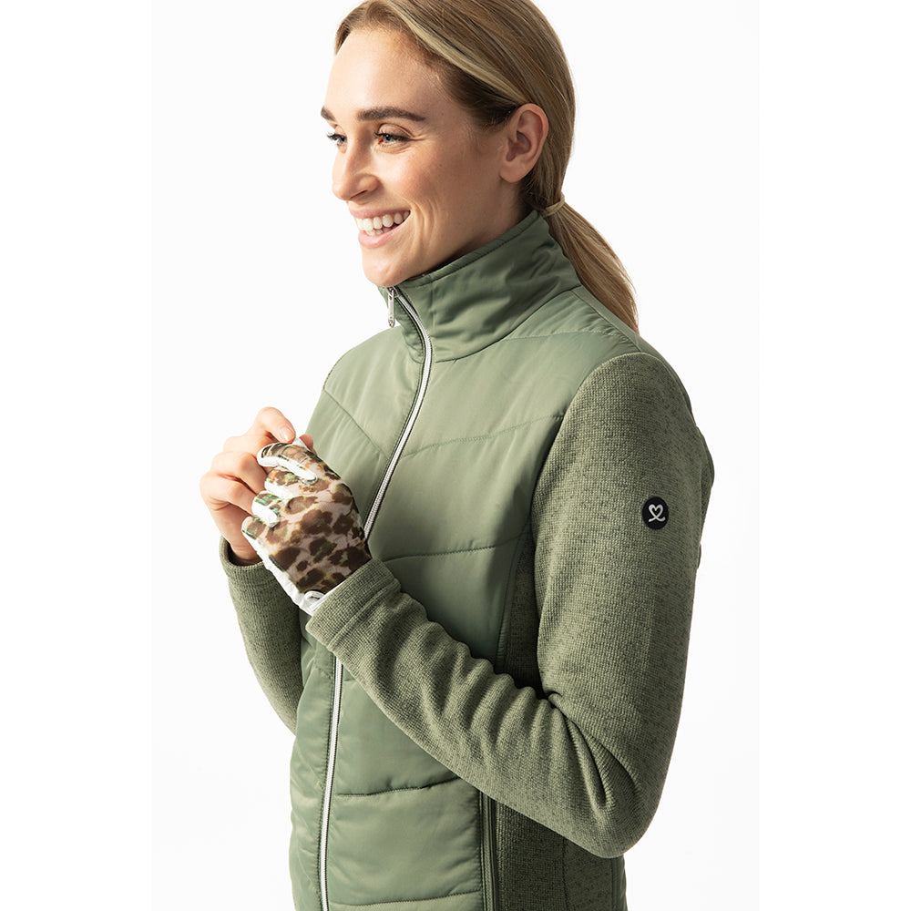 Daily Sports Ladies Hybrid Knit Golf Jacket in Moss Green – GolfGarb