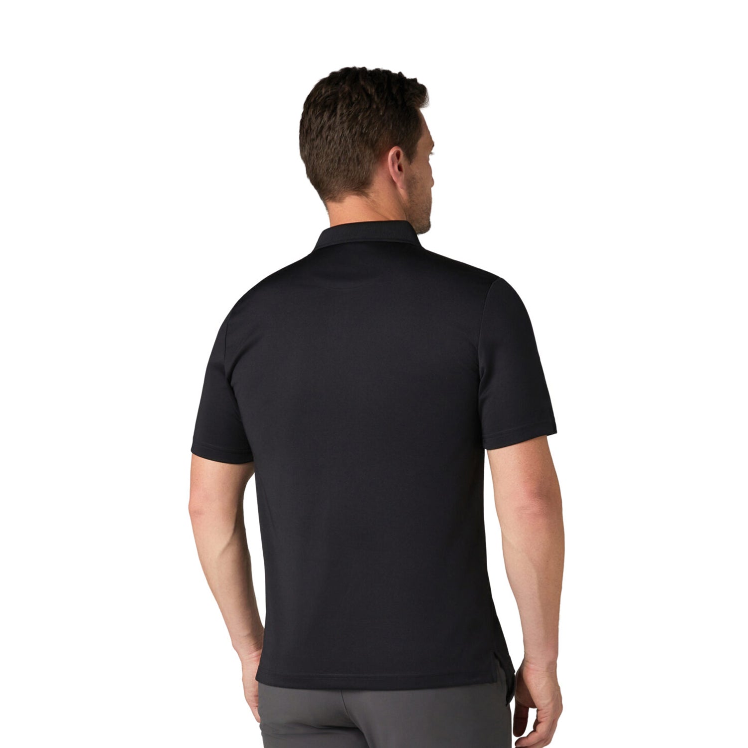 Callaway Mens Black Short Sleeve Tournament Polo