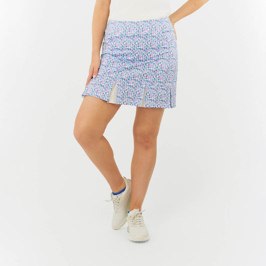 Pure Golf Ladies Cocktail Print Pull-On Skort