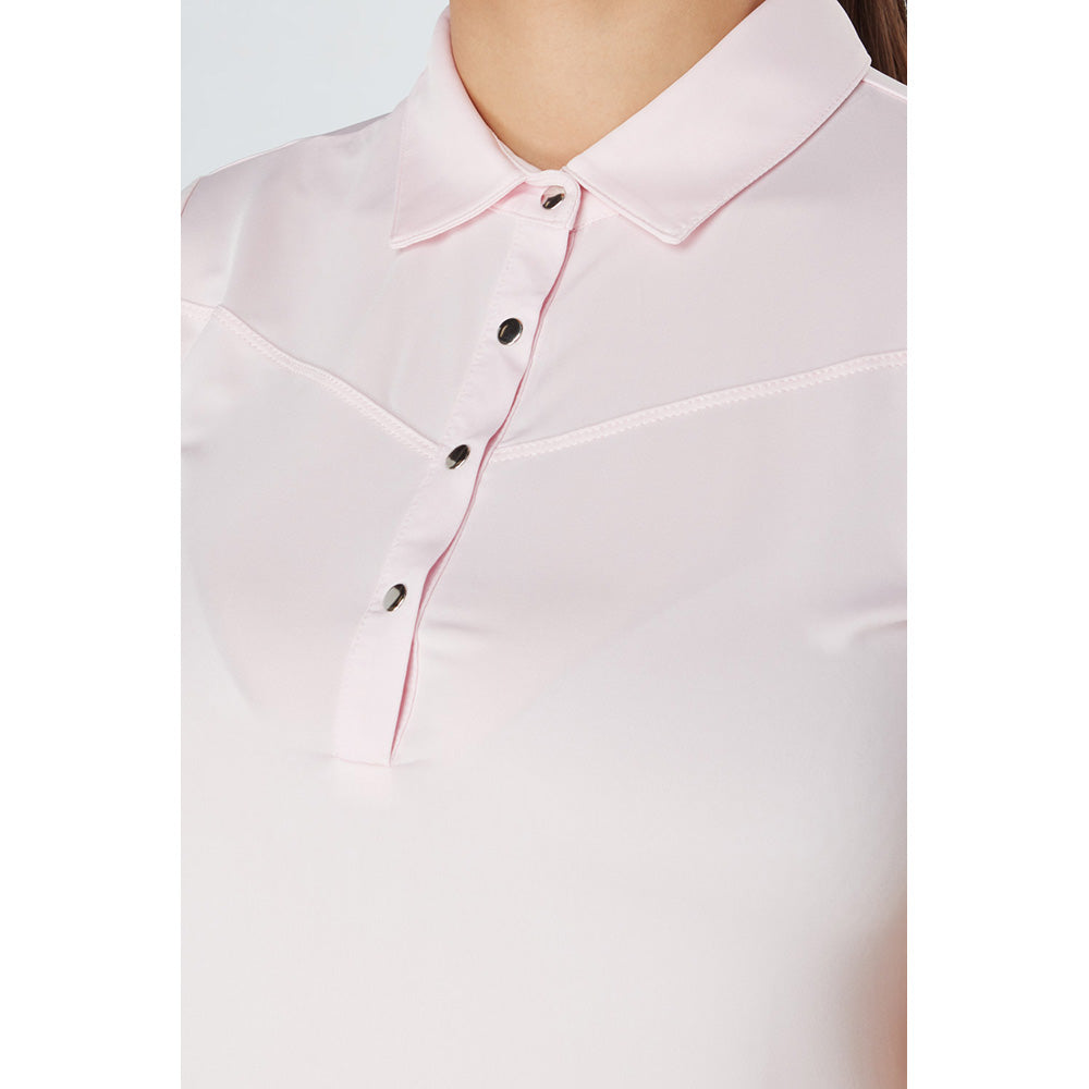 Swing Out Sister Cherry Blossom Cap Sleeve Polo