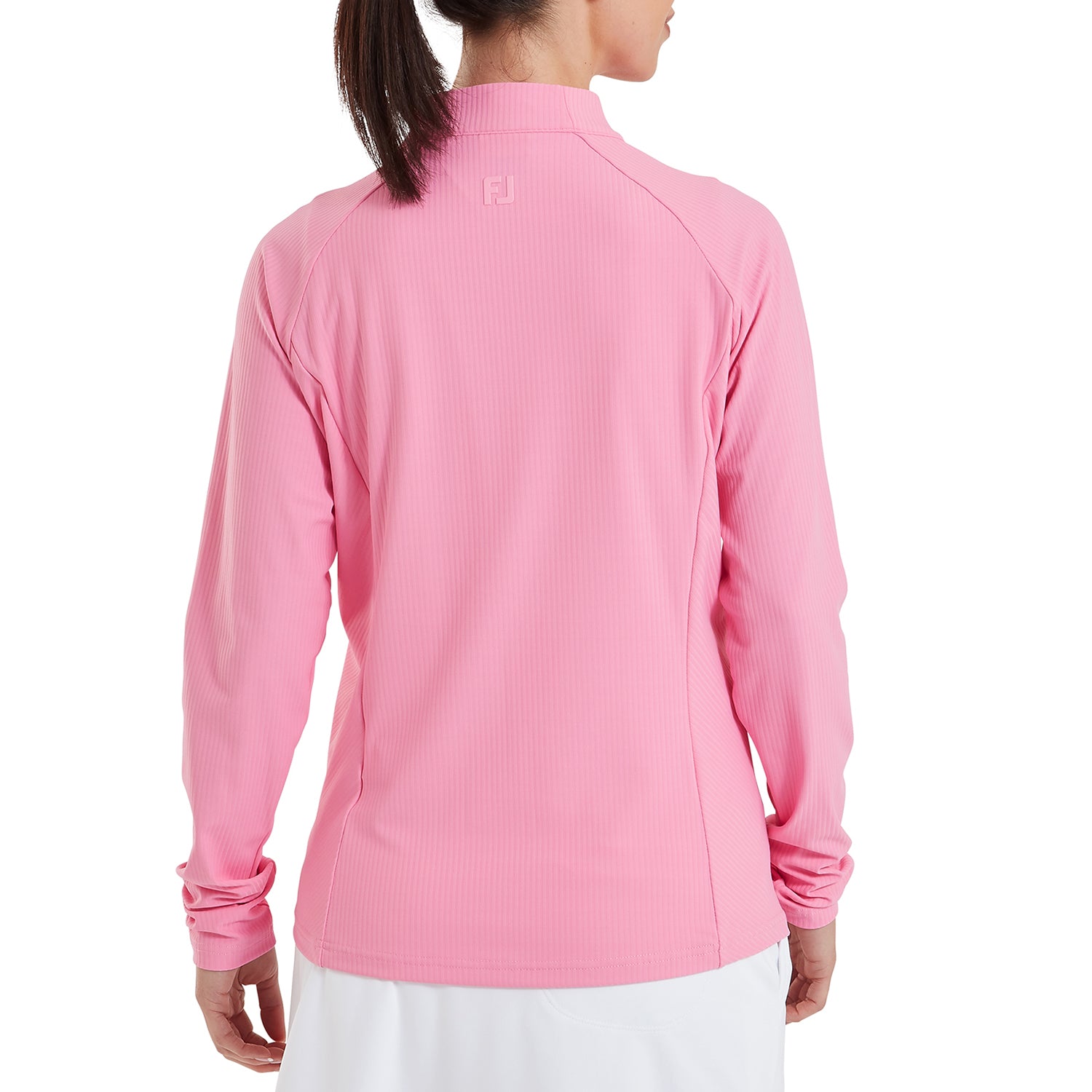 FootJoy Ladies Full Zip Mid-Layer with Ribbed Details for a Striking Silhouette