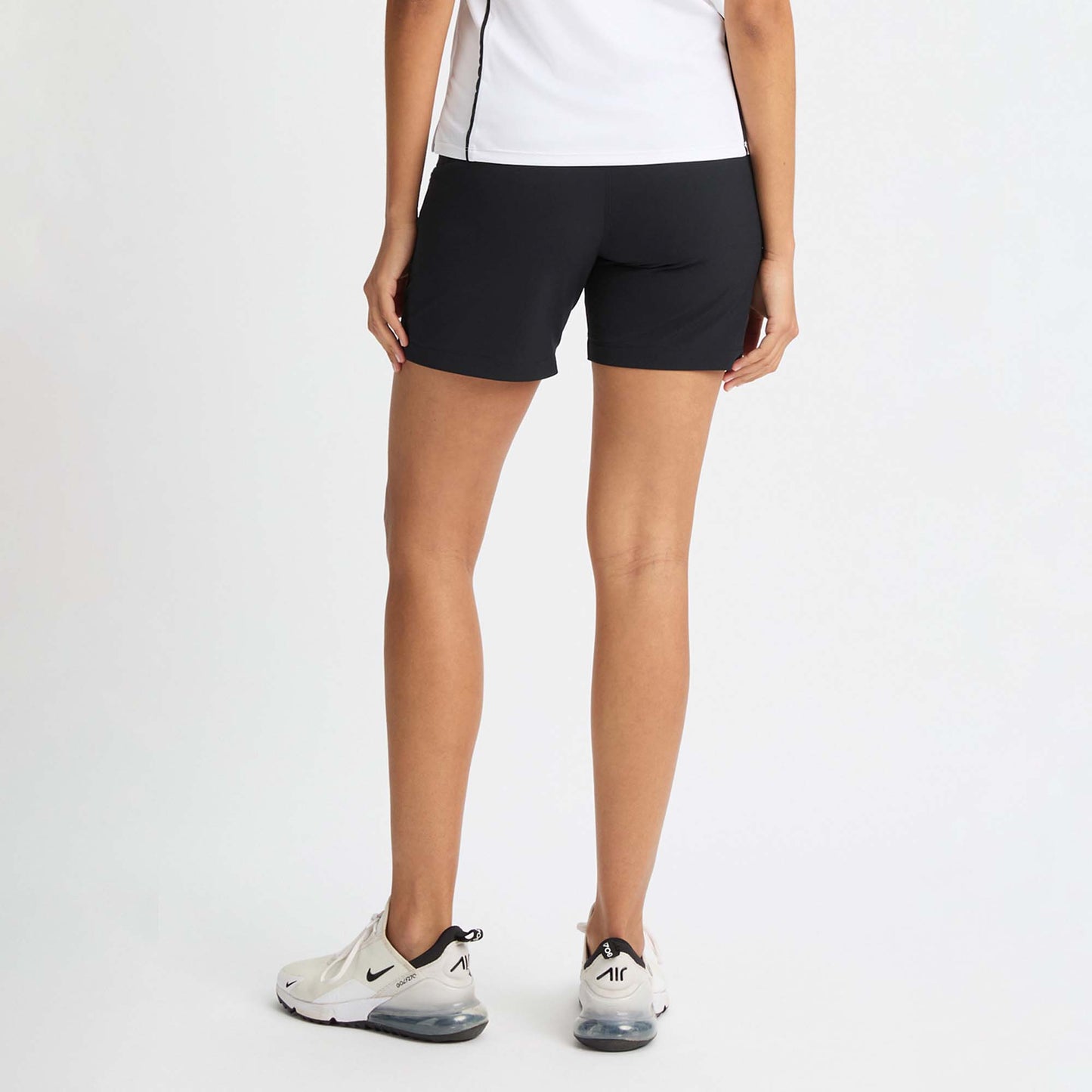 Rohnisch Ladies Black Pull-On Shorts for Comfort, Style & Seamless Movement