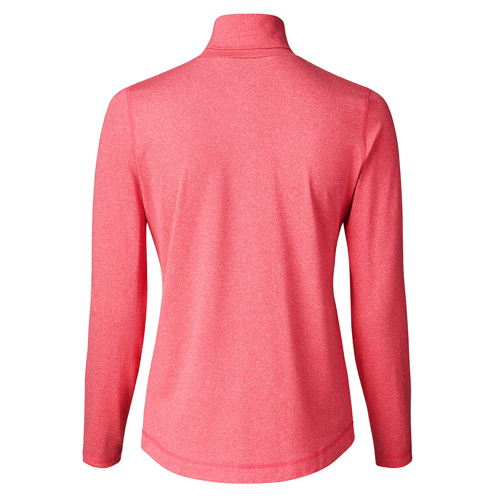 Daily Sports Ladies Berry Pink Roll-Neck Golf Top