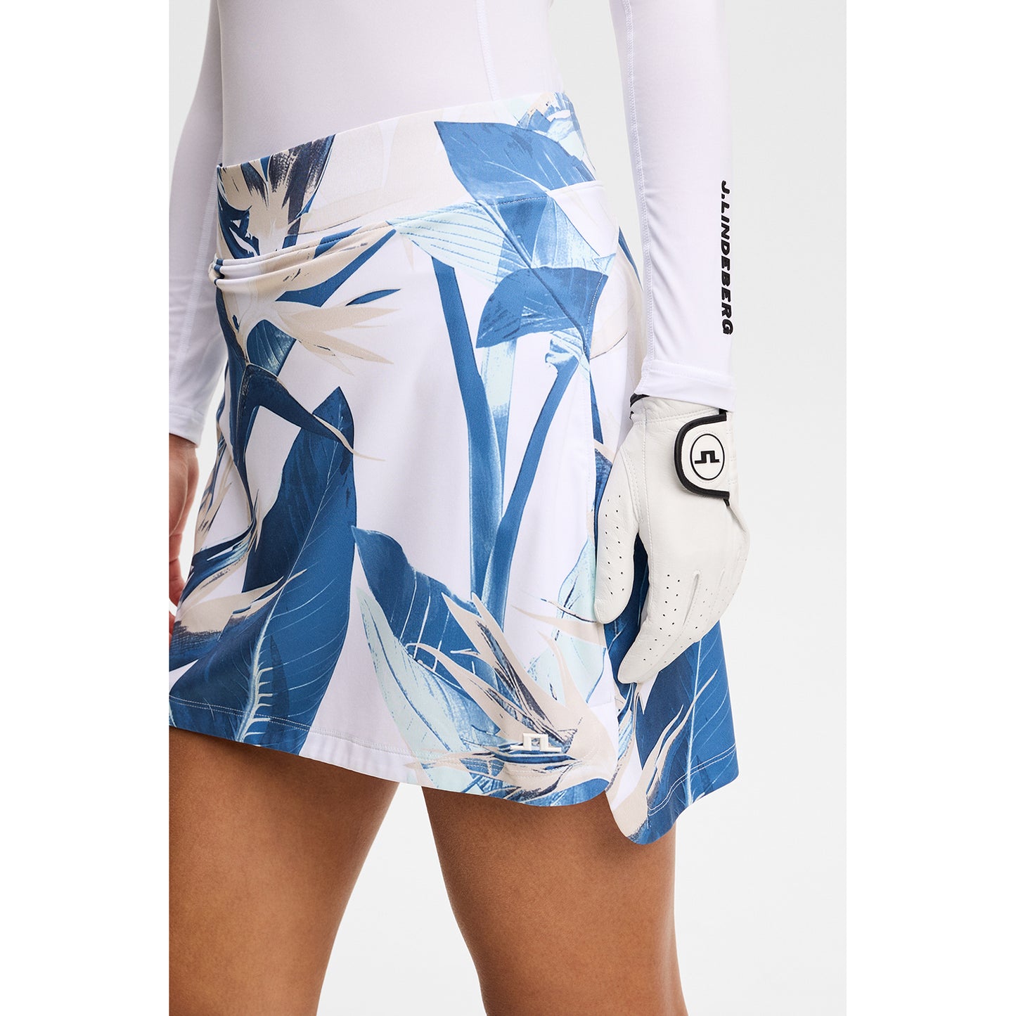 J.Lindeberg Ladies Pull-On Print Skort - Designed for Confident Movement