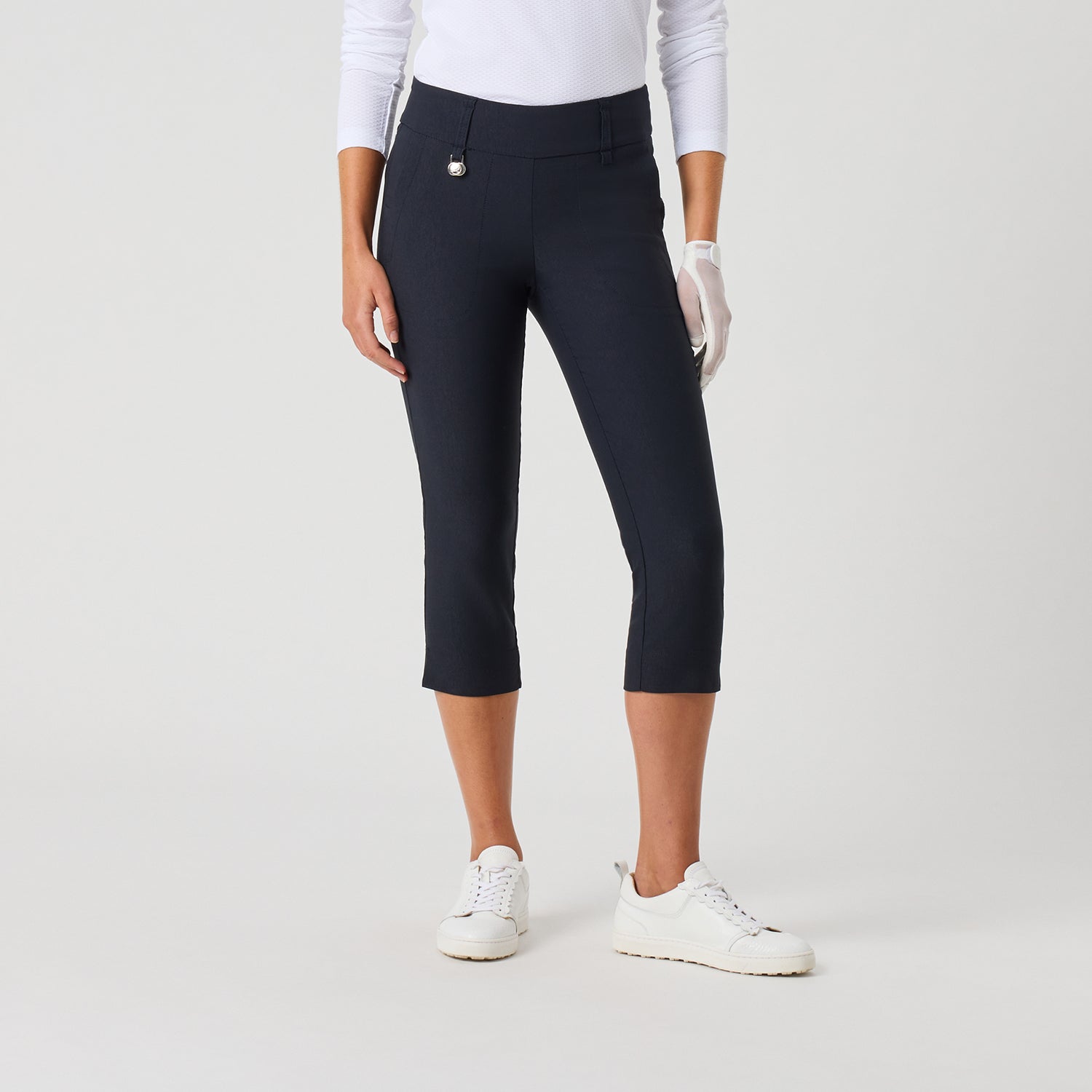 Daily Sports Ladies Pull-On Dark Navy Golf Capris 